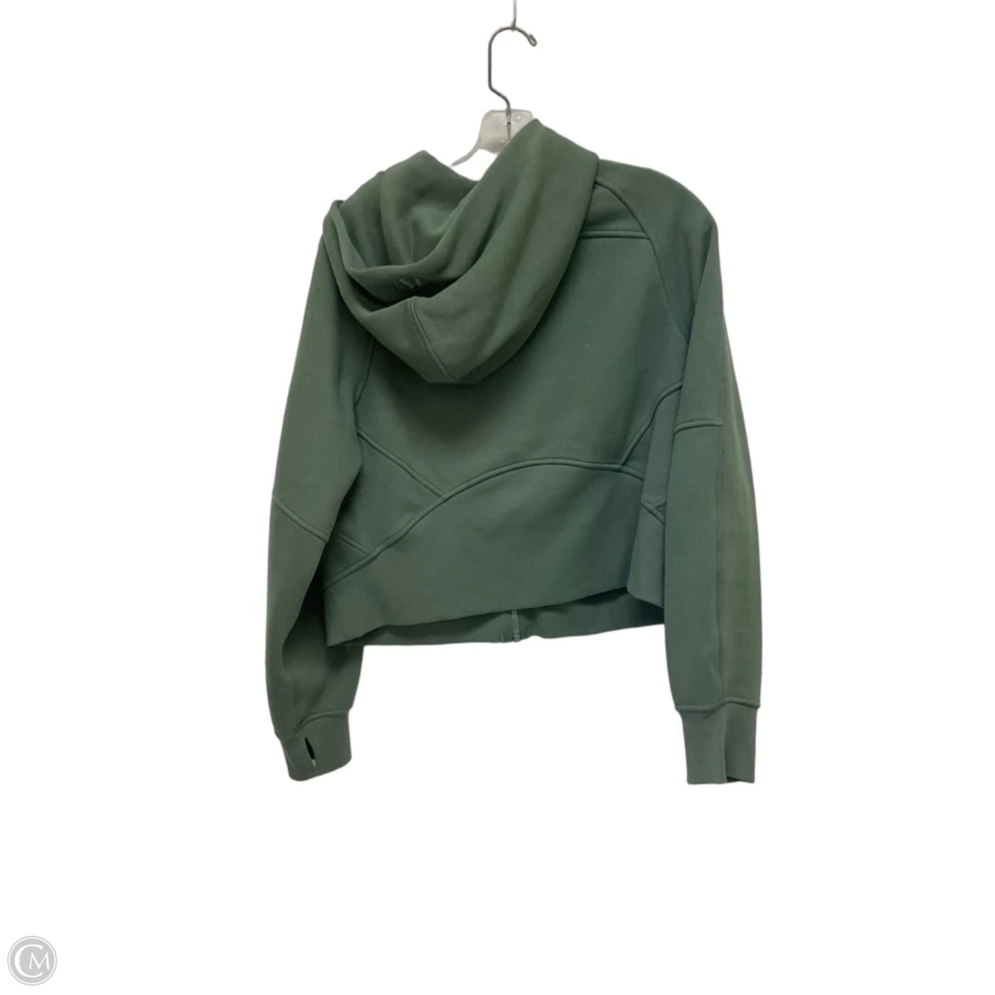Athletic Jacket By Lululemon In Green, Size: Xs