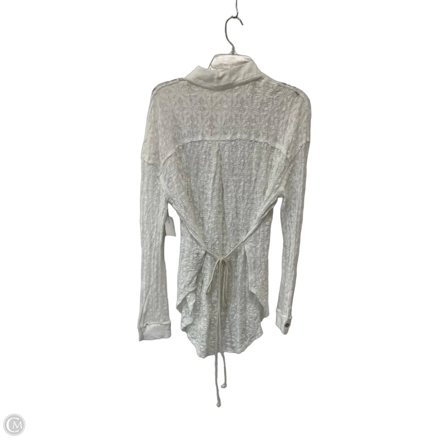 Top Long Sleeve By Free People In White, Size: Xs
