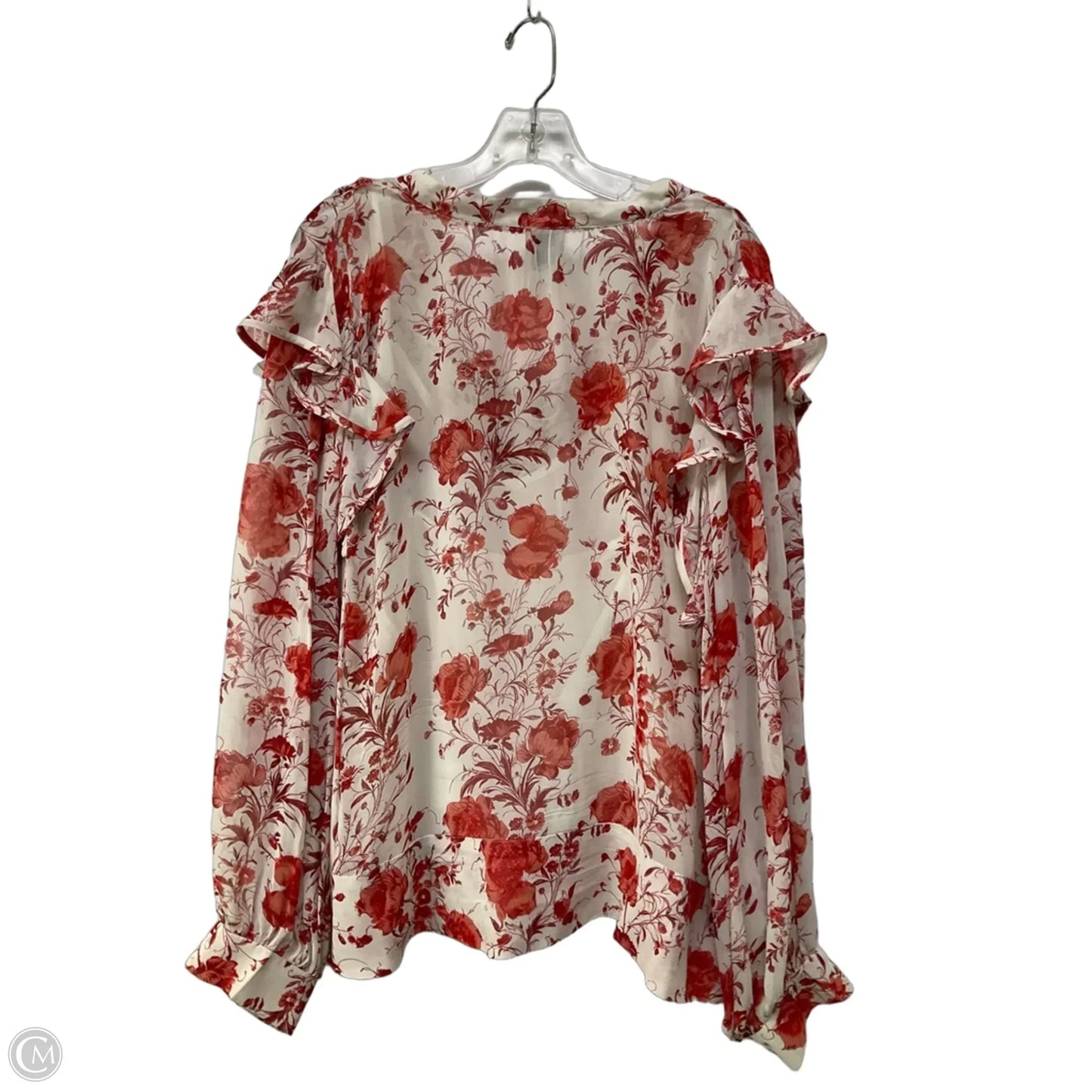 Top Long Sleeve By Maeve In Red, Size: 2x