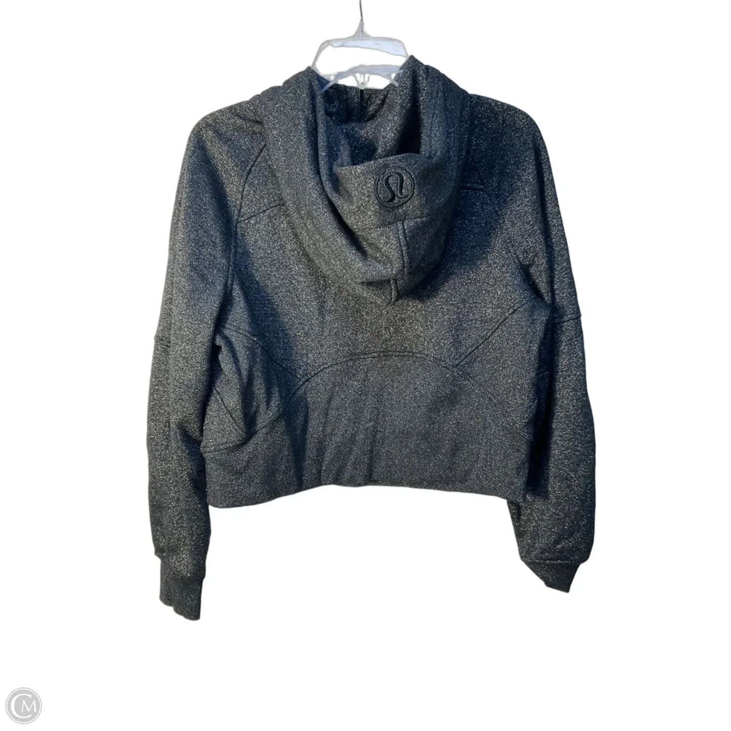 Athletic Top Long Sleeve Collar By Lululemon In Black, Size: Xs