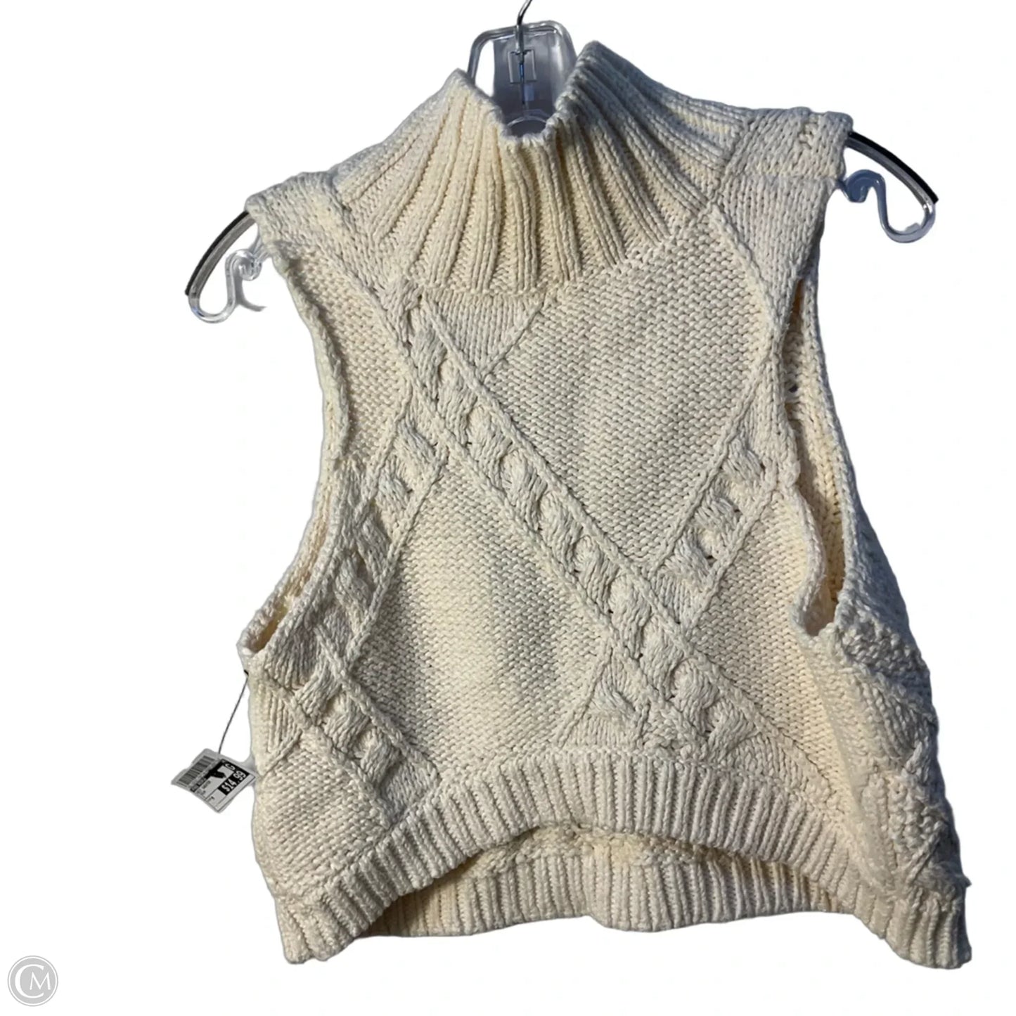 Vest Sweater By Free People In Cream, Size: M