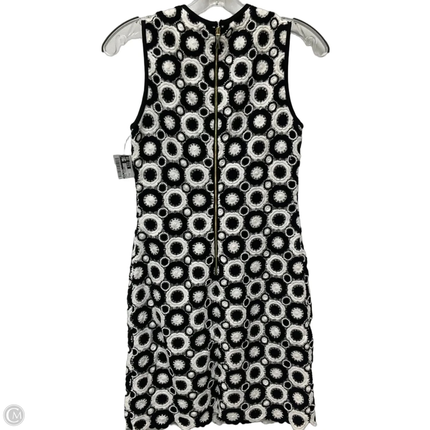 Dress Designer By Kate Spade In Black & White, Size: 0
