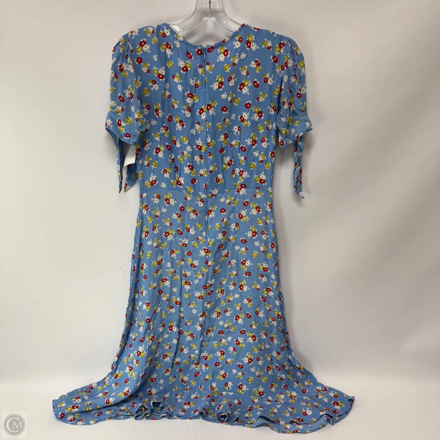 Dress Casual Midi By Faithfull The Brand In Blue, Size: 4