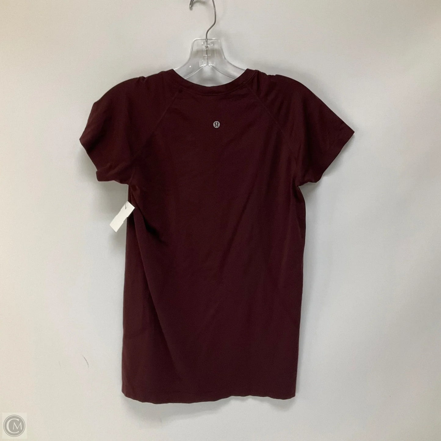 Athletic Top Short Sleeve By Lululemon In Purple, Size: 8