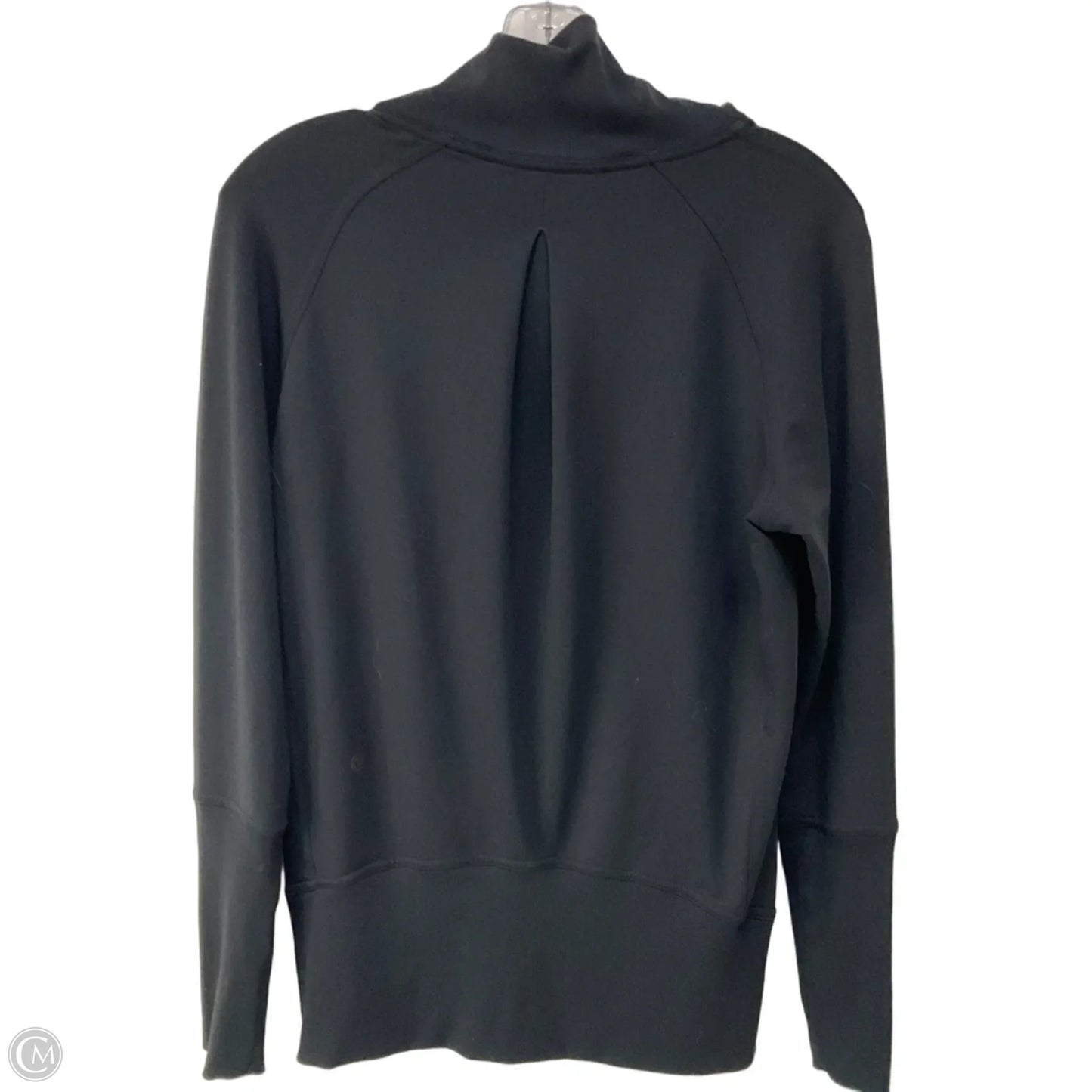 Athletic Top Long Sleeve Crewneck By Lululemon In Black, Size: 4