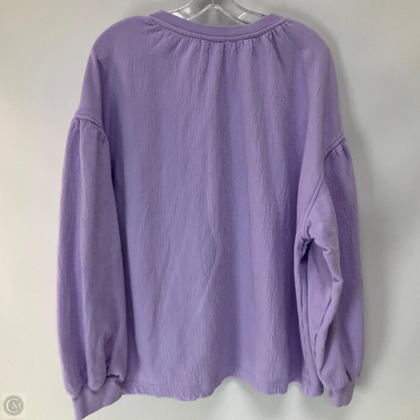 Sweatshirt Crewneck By Aerie In Purple, Size: L