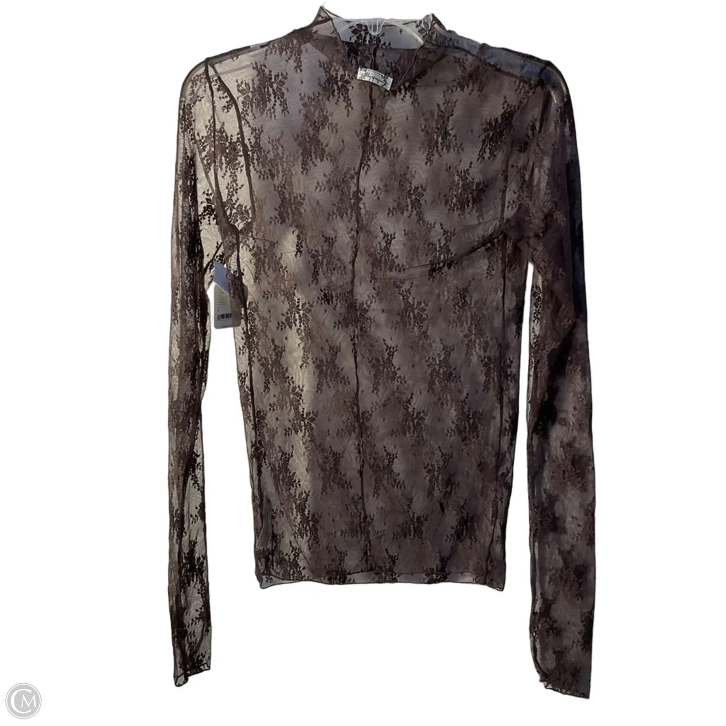 Top Long Sleeve By Free People In Purple, Size: L