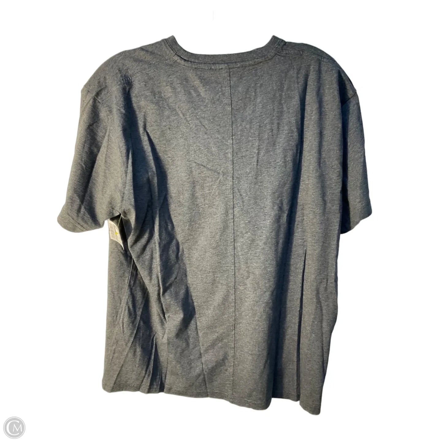 Top Short Sleeve Basic By Madewell In Grey, Size: S