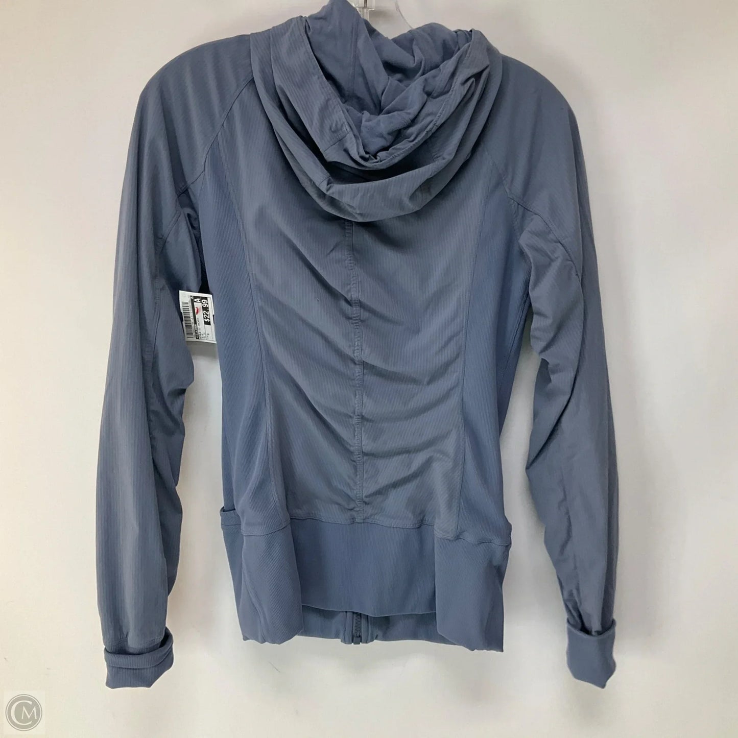 Athletic Jacket By Lululemon In Blue, Size: 8