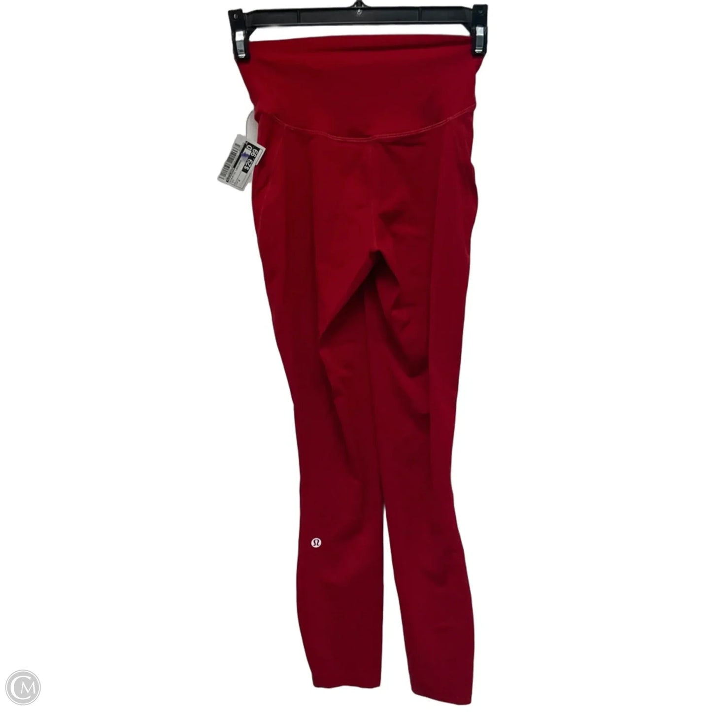 Athletic Leggings By Lululemon In Red, Size: 2