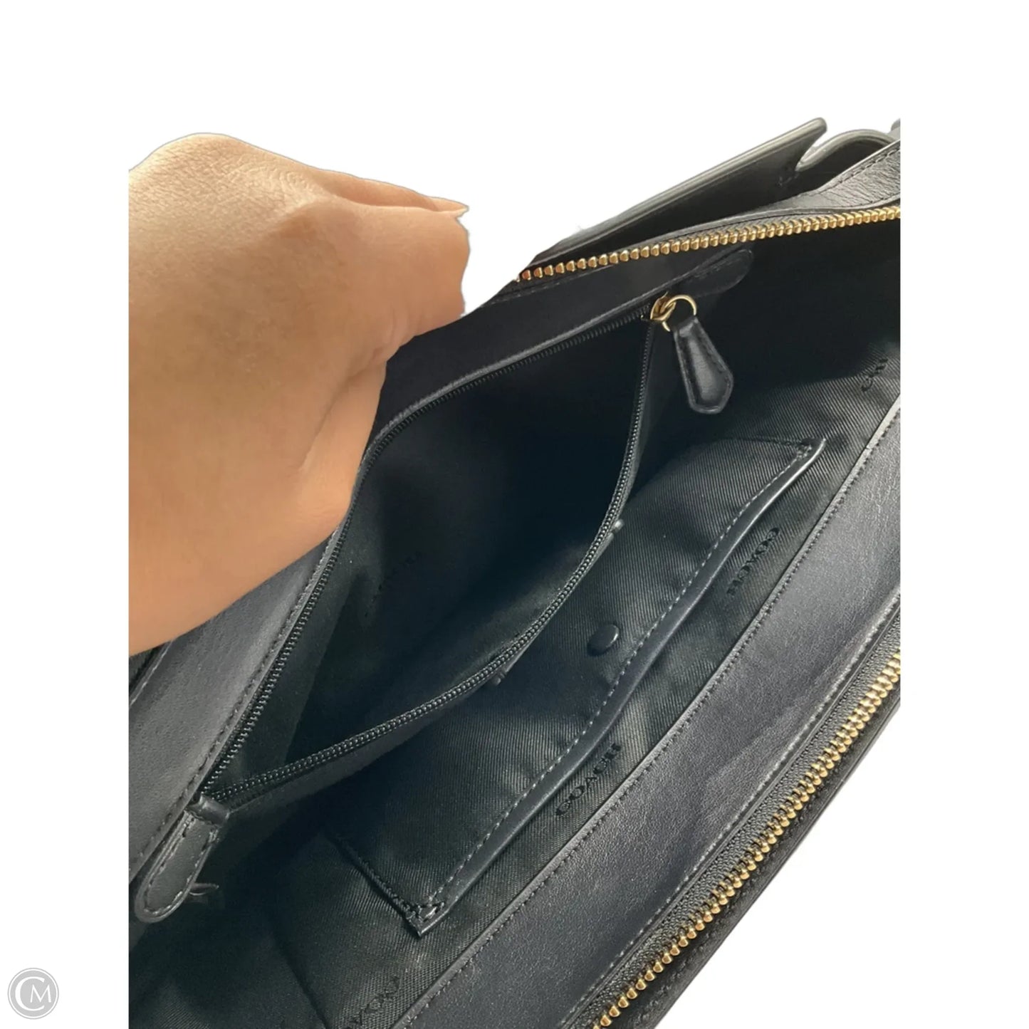 Crossbody Designer By Coach, Size: Medium