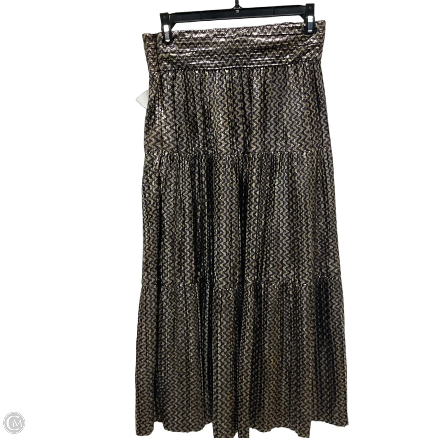 Skirt Designer By Ba&sh In Gold & Purple, Size: S