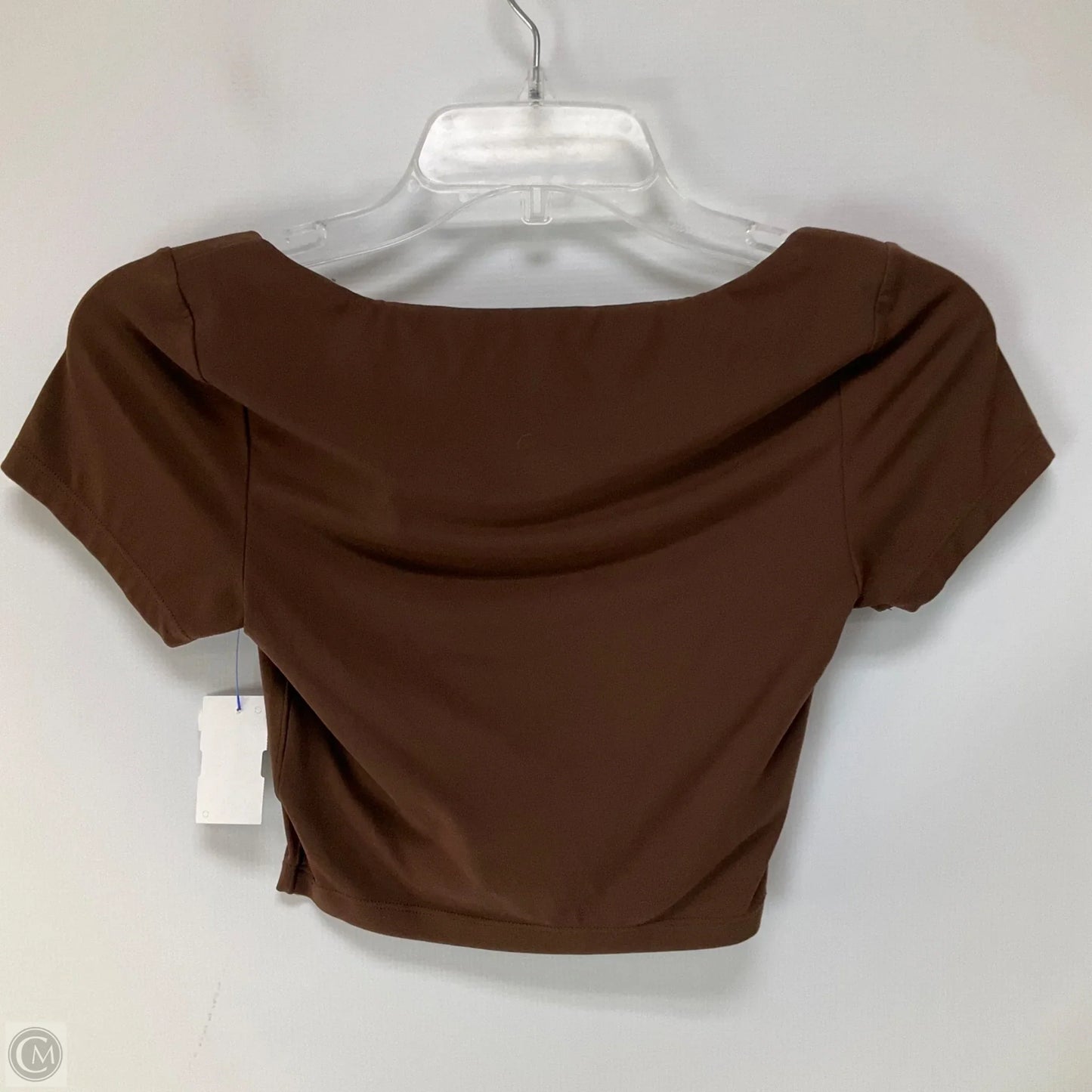 Athletic Top Short Sleeve By Aerie In Brown, Size: Xs