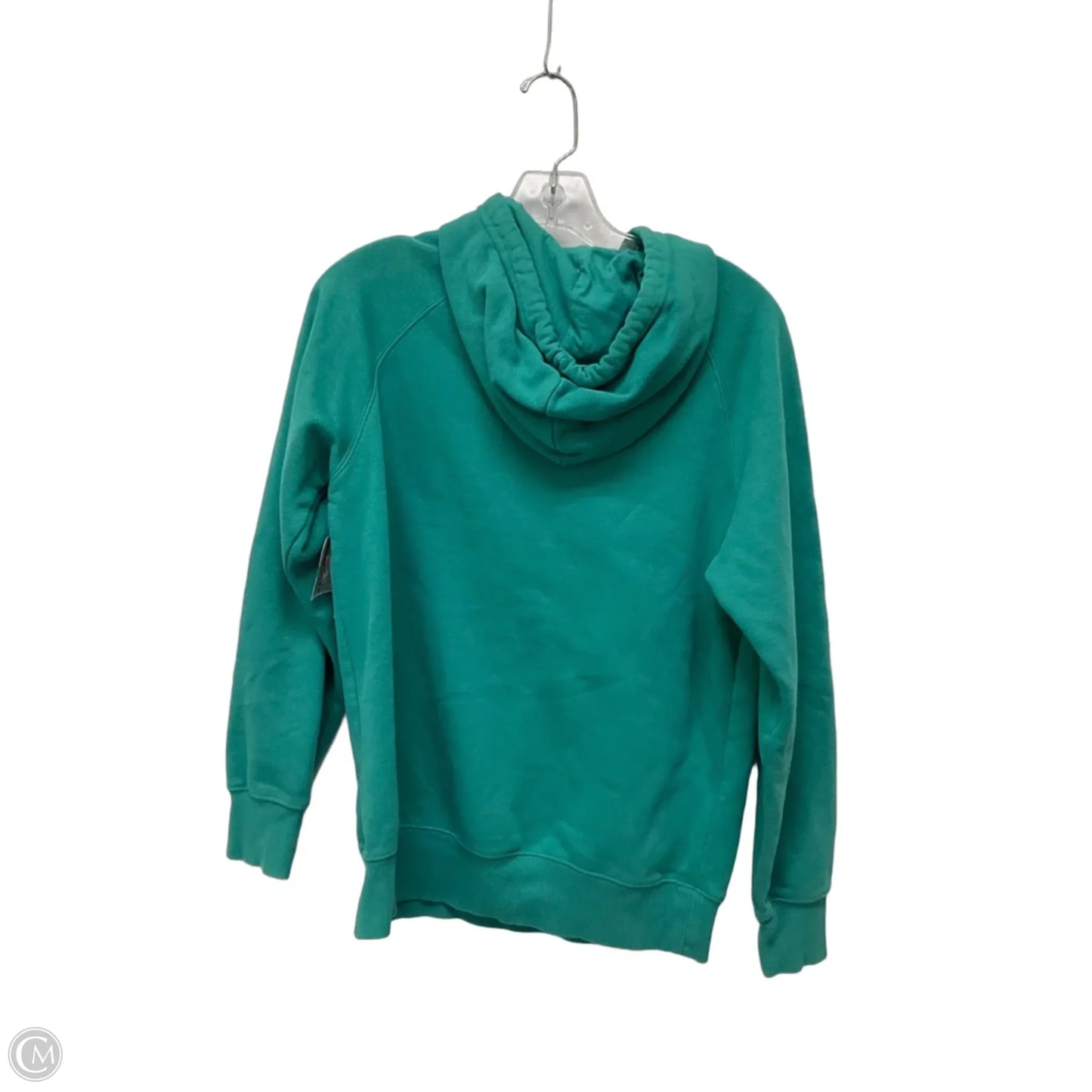 Athletic Sweatshirt Hoodie By The North Face In Teal, Size: S