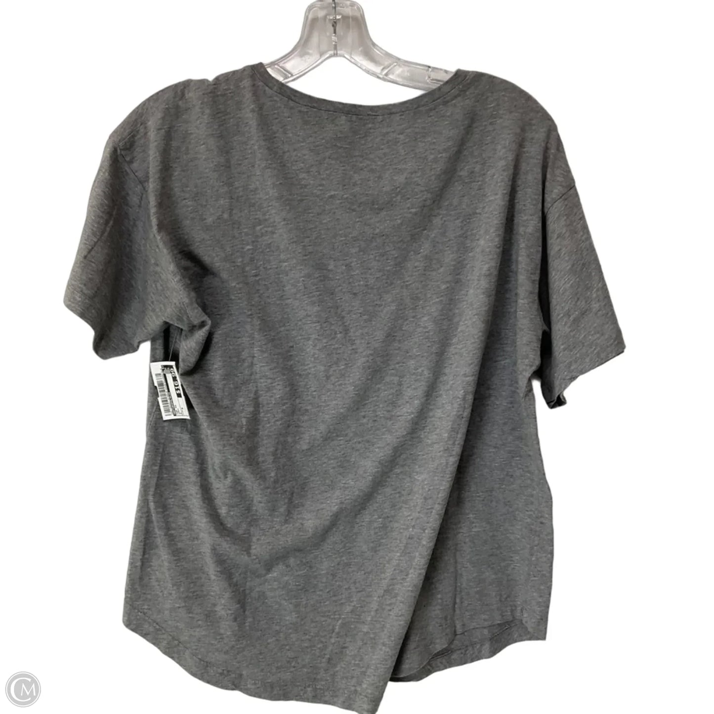 Top Short Sleeve By Anthropologie In Grey, Size: S