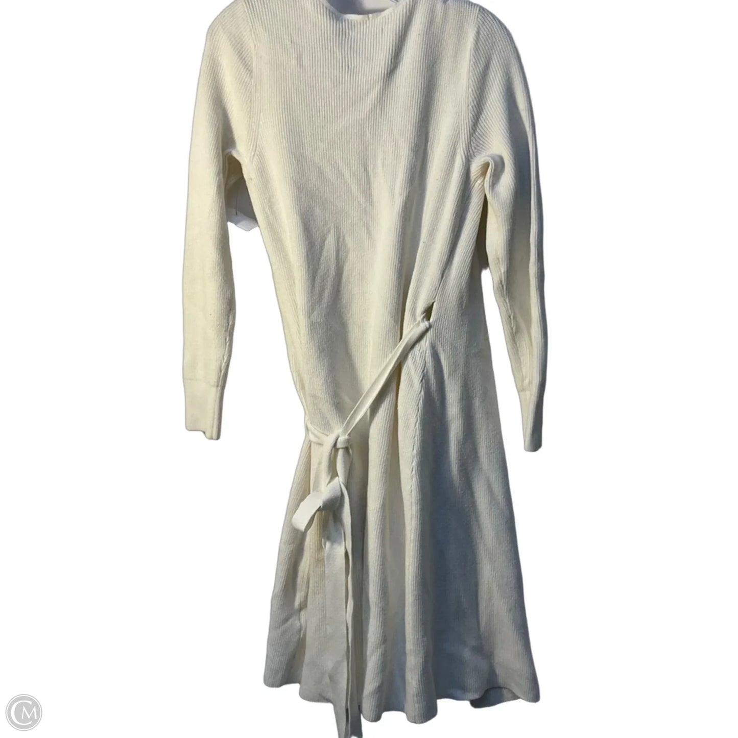 Dress Sweater By Abercrombie And Fitch In Cream, Size: L