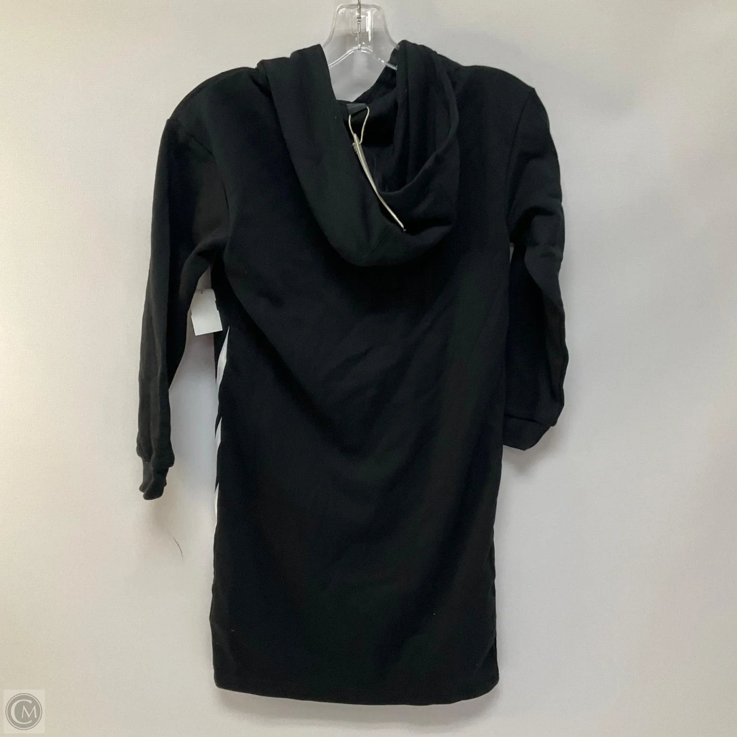 Athletic Sweatshirt Hoodie By Adidas In Black, Size: S