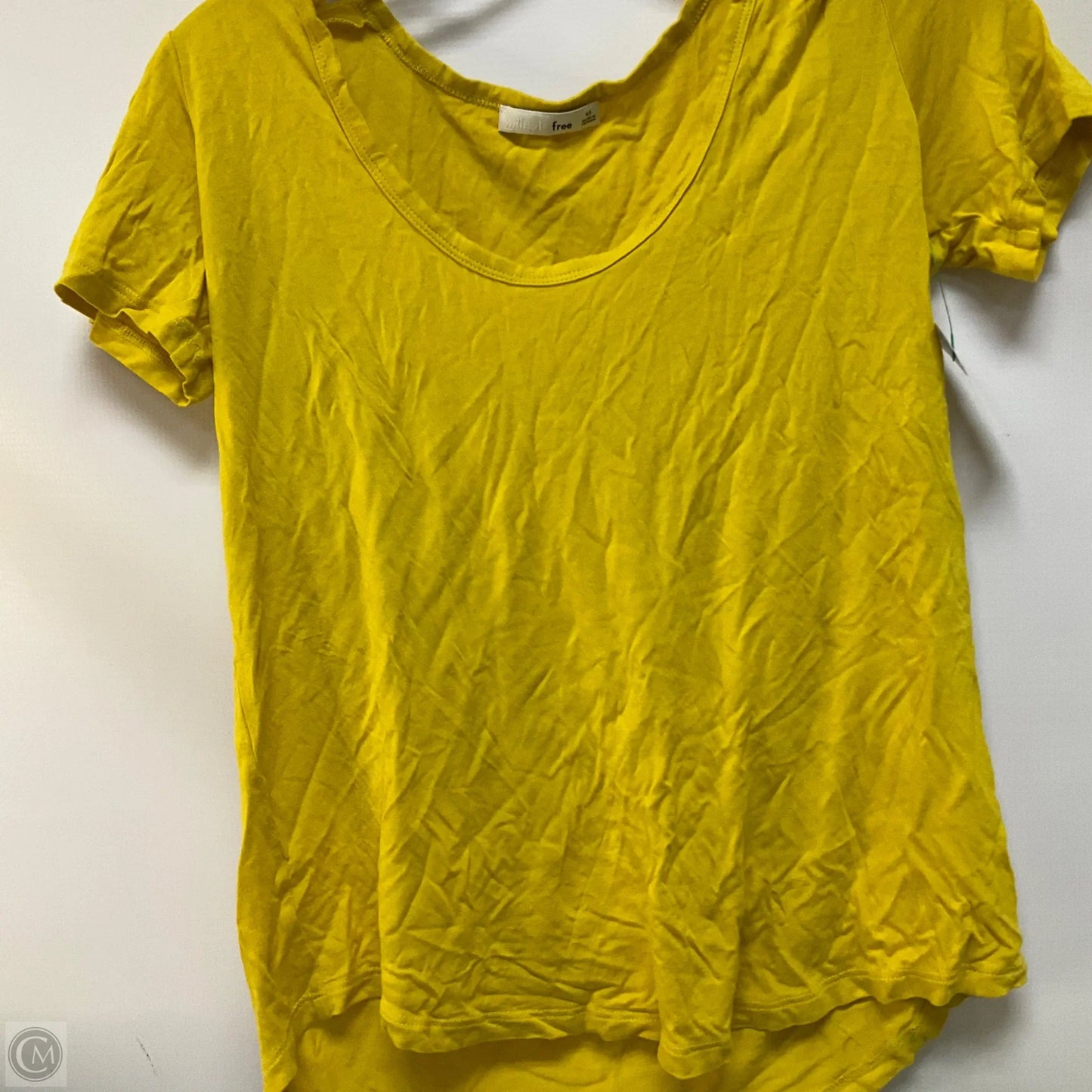 Top Short Sleeve By Wilfred In Yellow, Size: Xs