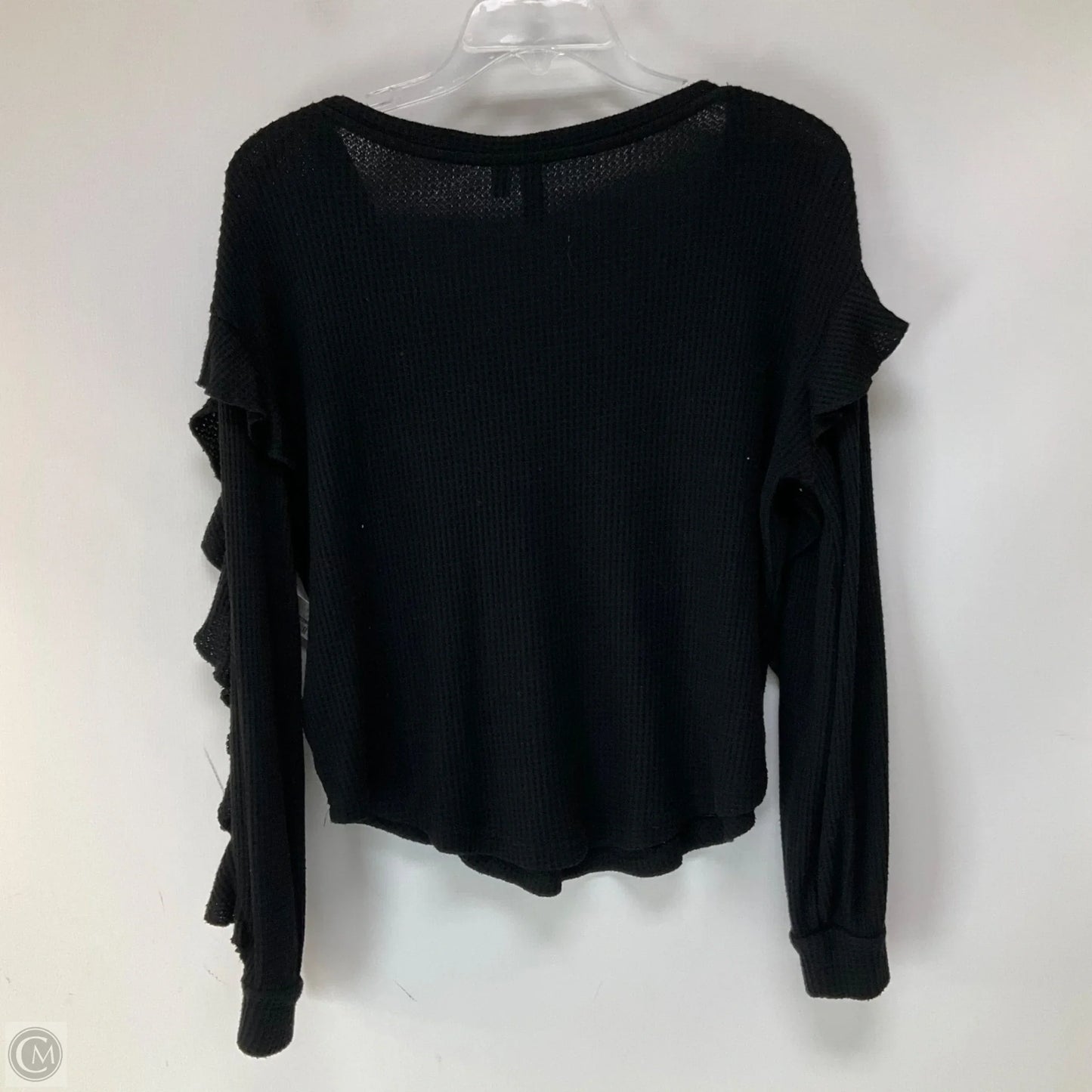 Top Long Sleeve By Pilcro In Black, Size: Xs