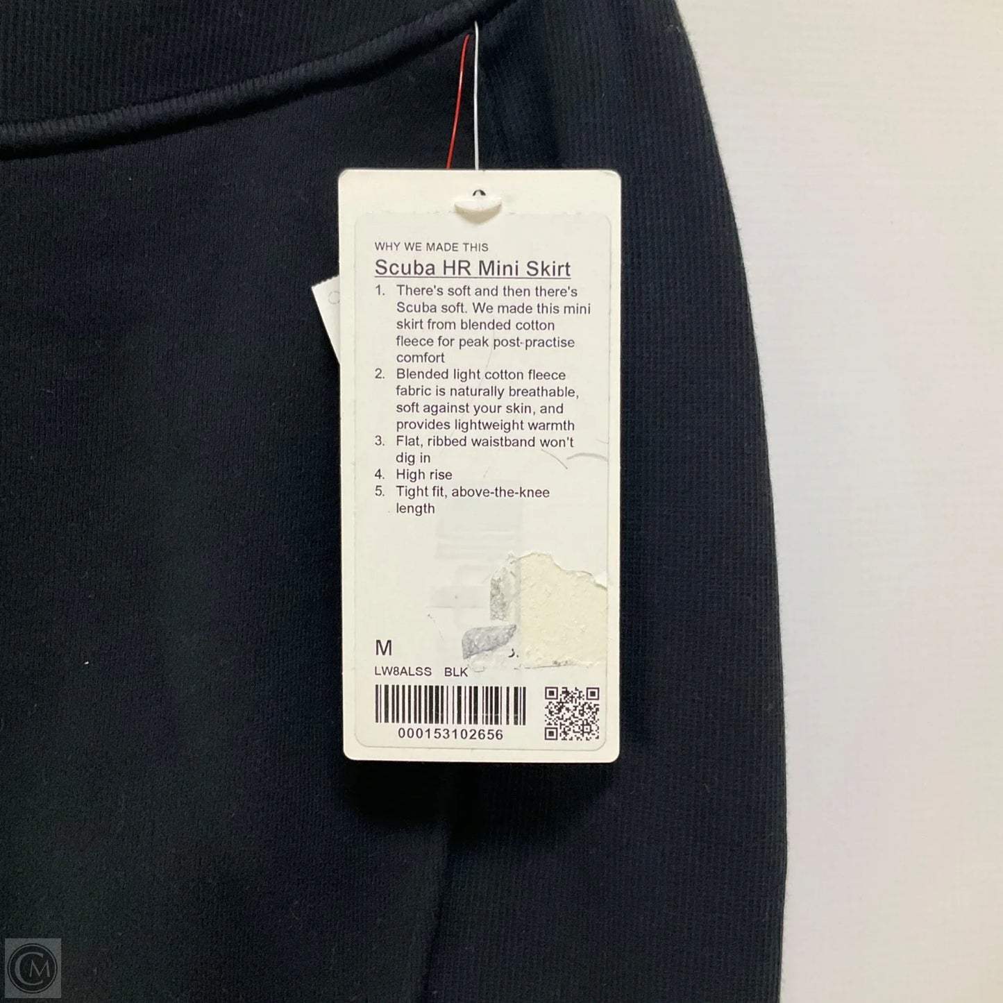 Athletic Skirt By Lululemon In Black, Size: M