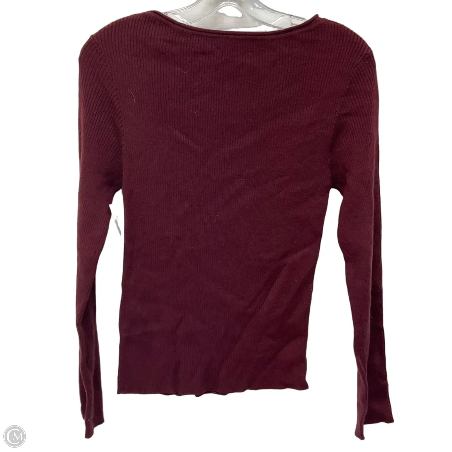 Sweater By Evereve In Maroon, Size: L