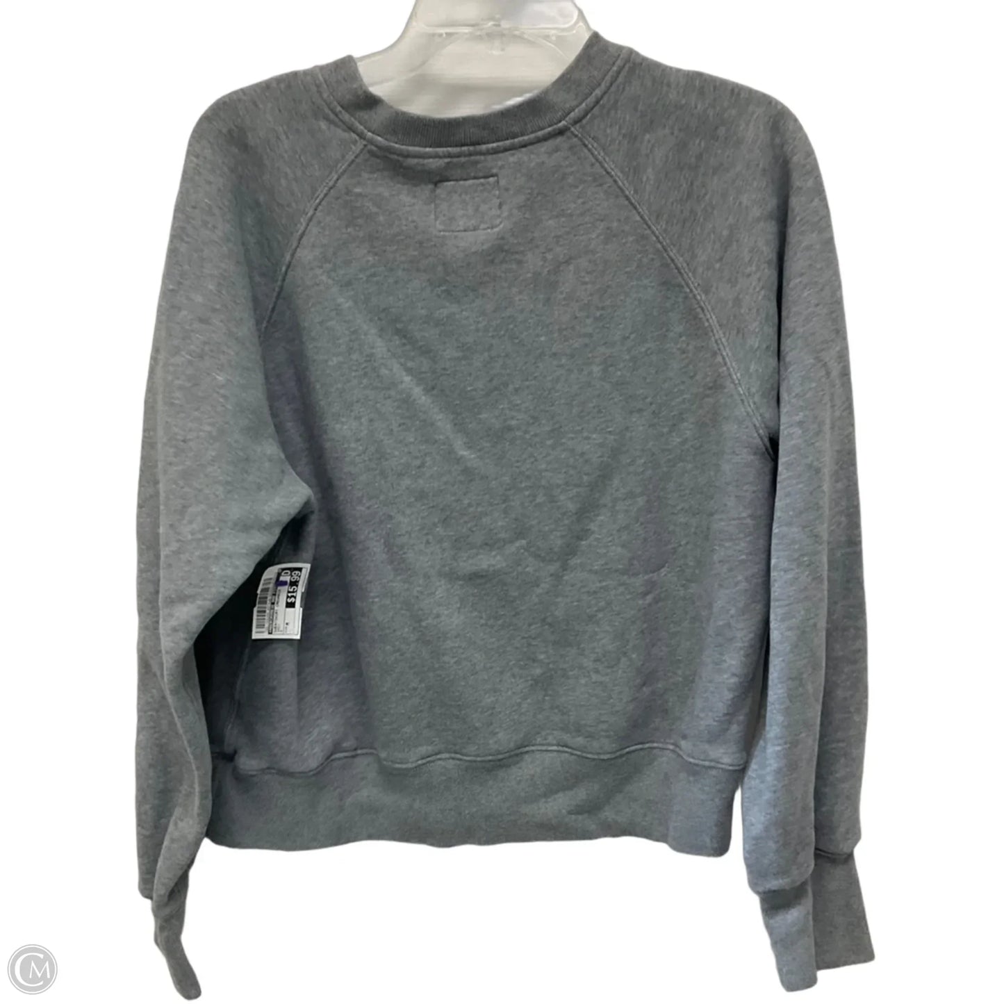 Sweatshirt Crewneck By Abercrombie And Fitch In Grey, Size: M