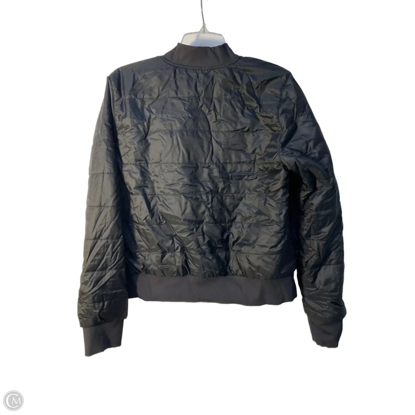 Athletic Jacket By Lululemon In Black, Size: S