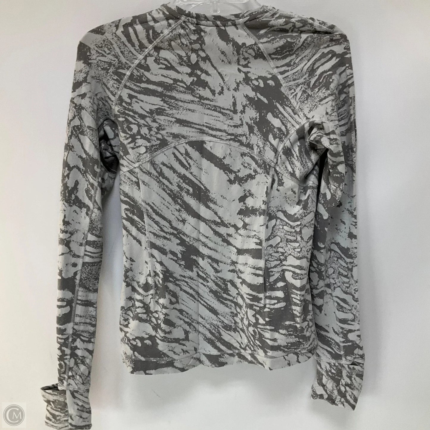 Athletic Top Long Sleeve Crewneck By Lululemon In Grey, Size: 6