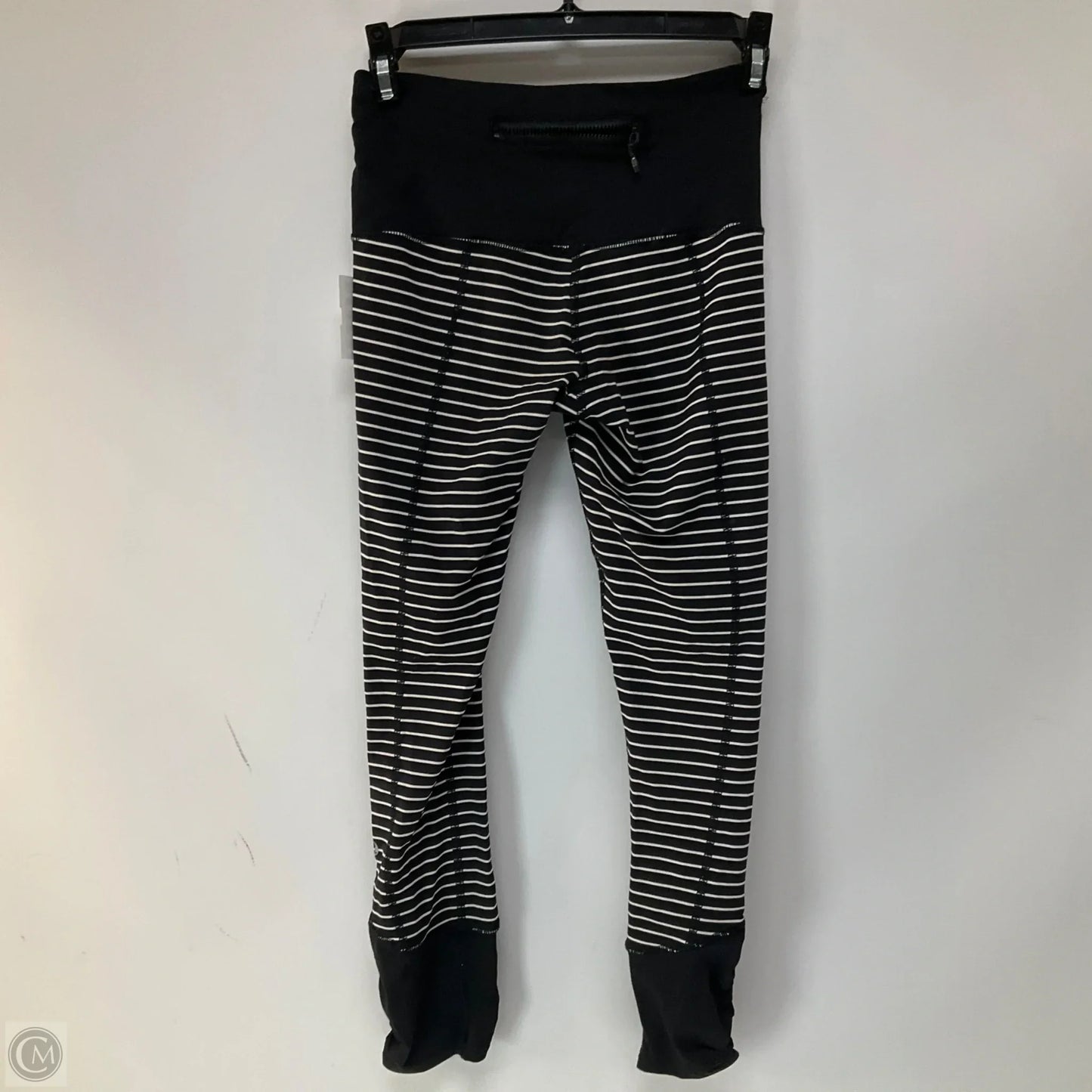 Athletic Leggings By Lululemon In Striped Pattern, Size: 2