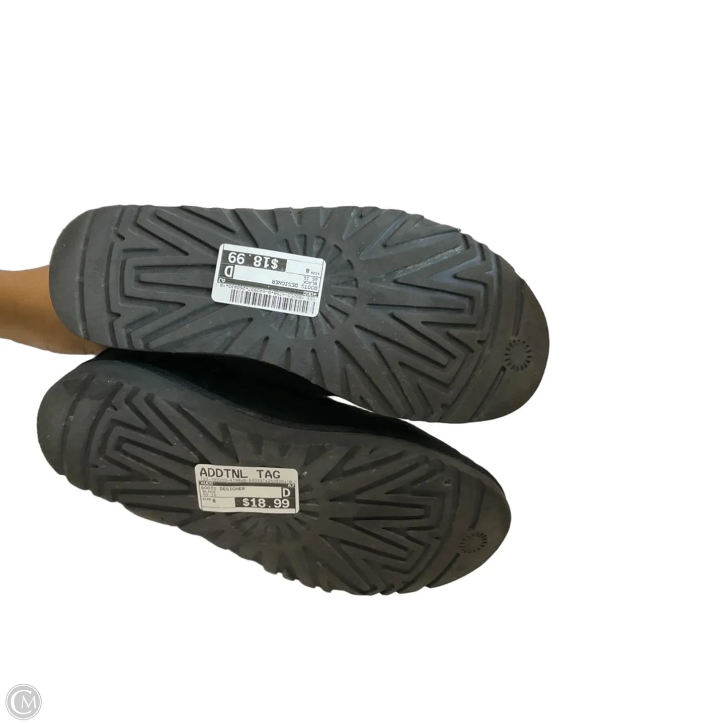 Boots Designer By Ugg In Black, Size: 8