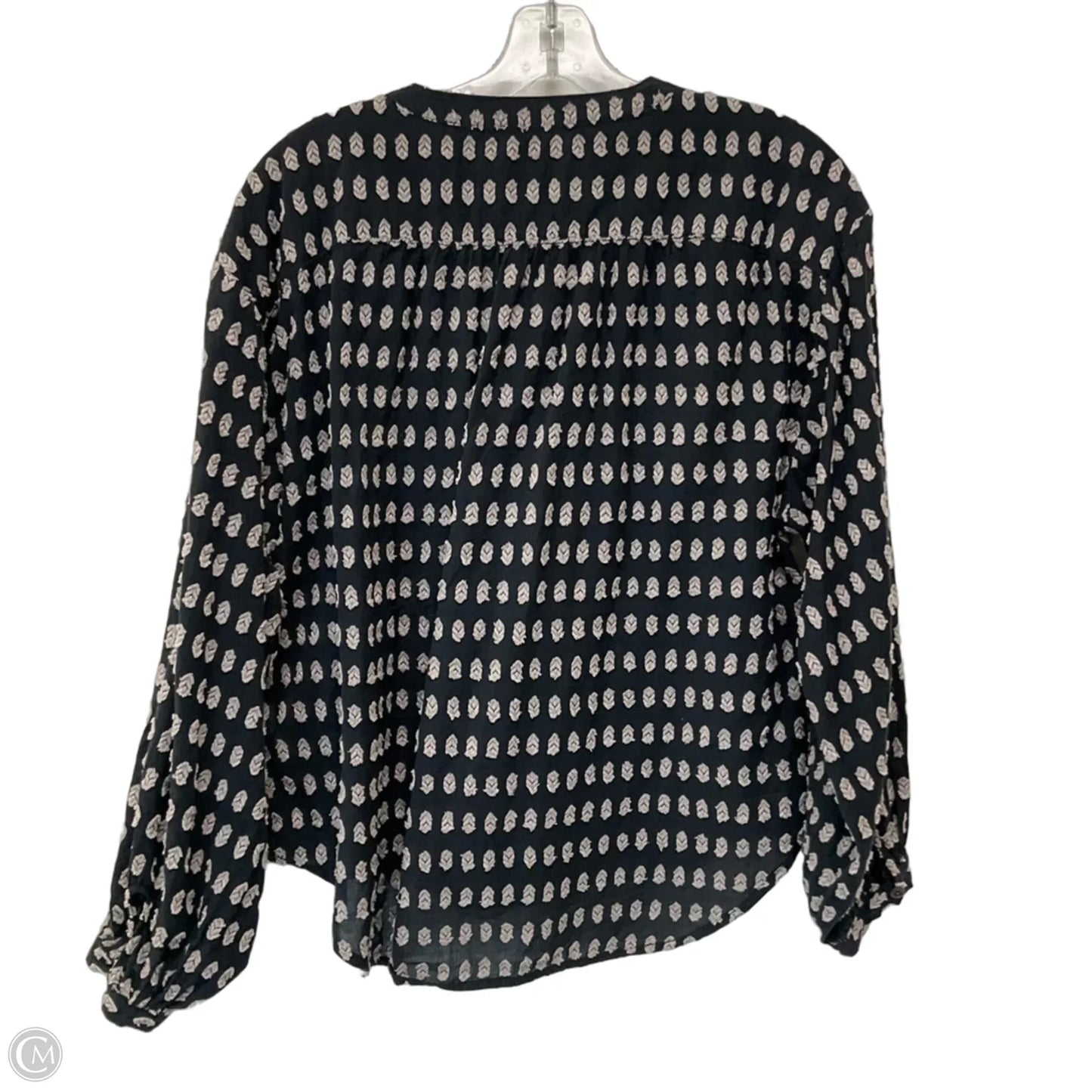 Top Long Sleeve By Pilcro In Blue, Size: S