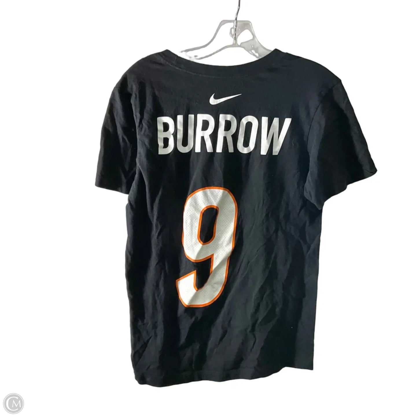 Athletic Top Short Sleeve By Nike Apparel In Black, Size: S