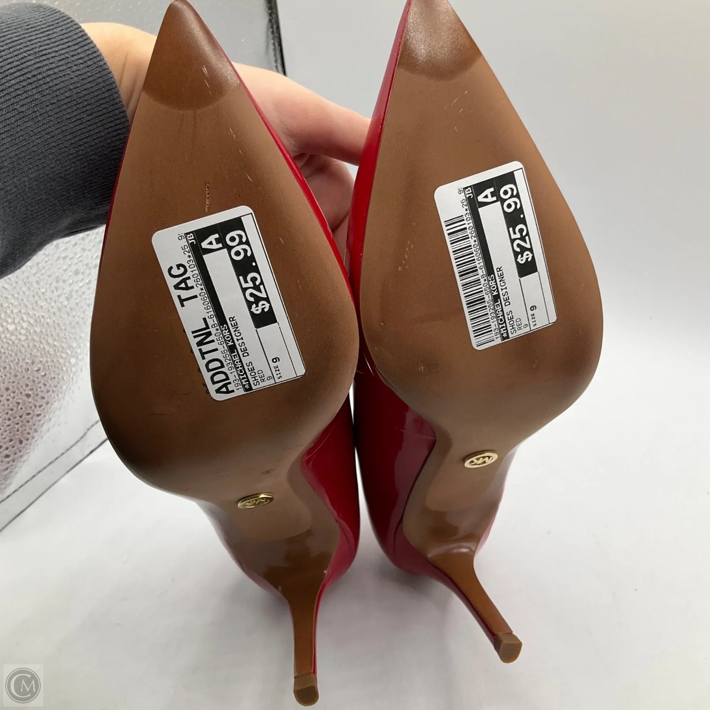 Shoes Designer By Michael Kors In Red, Size: 9