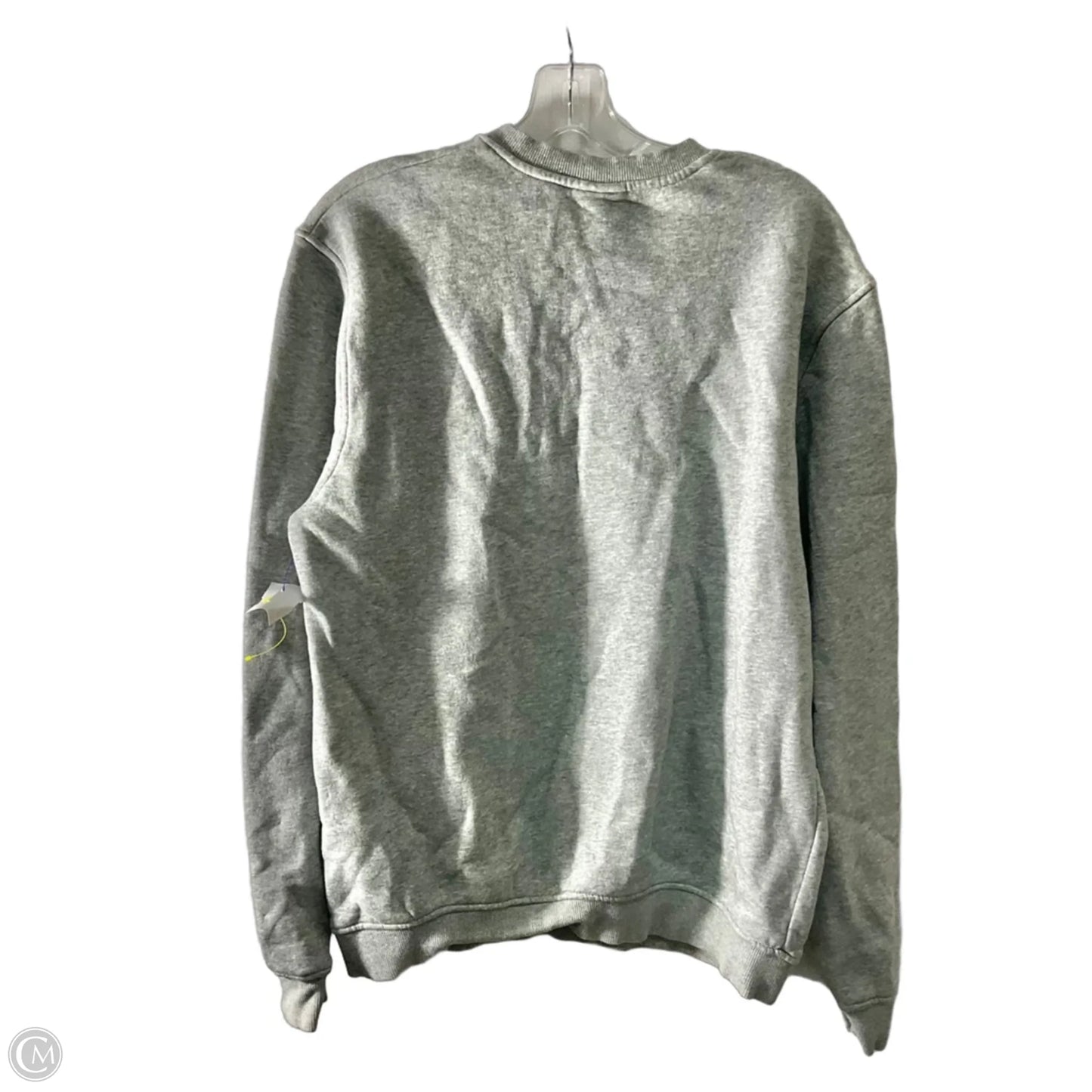 Athletic Sweatshirt Crewneck By Nfl In Grey, Size: M