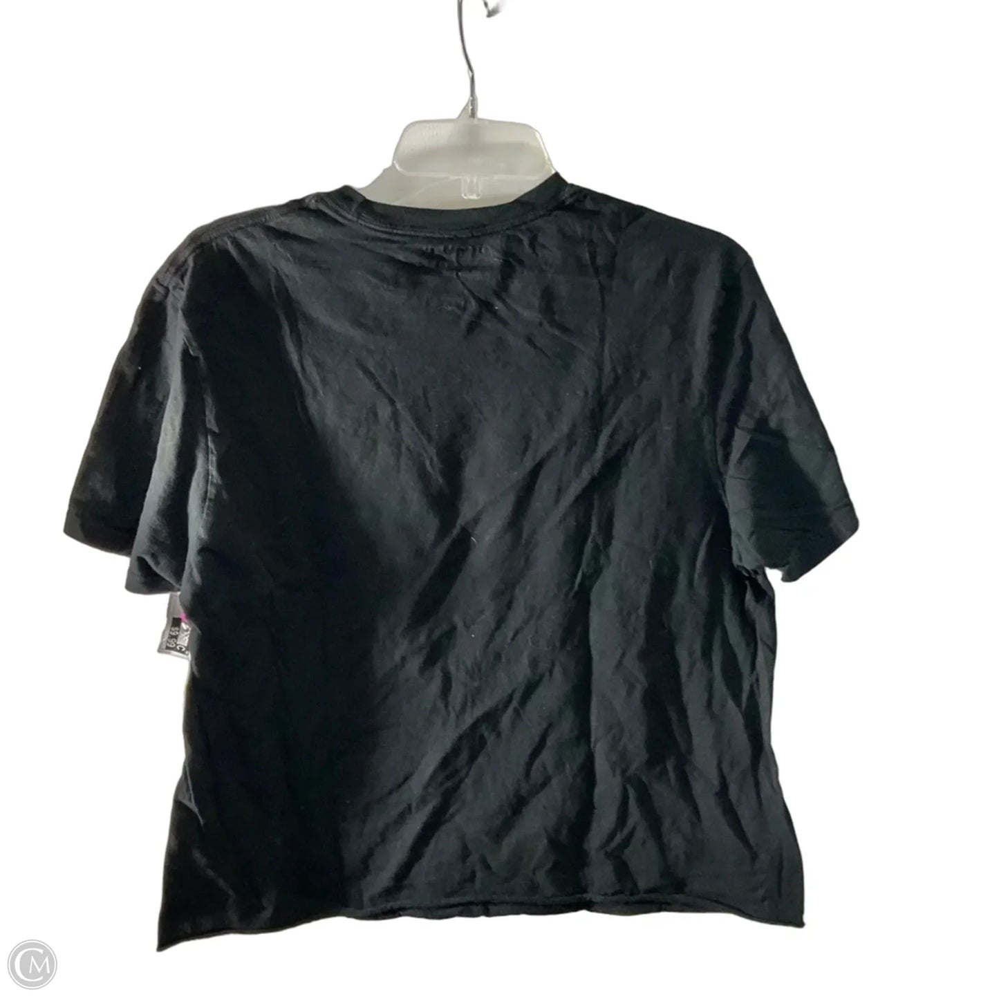 Top Short Sleeve By Clothes Mentor In Black, Size: L