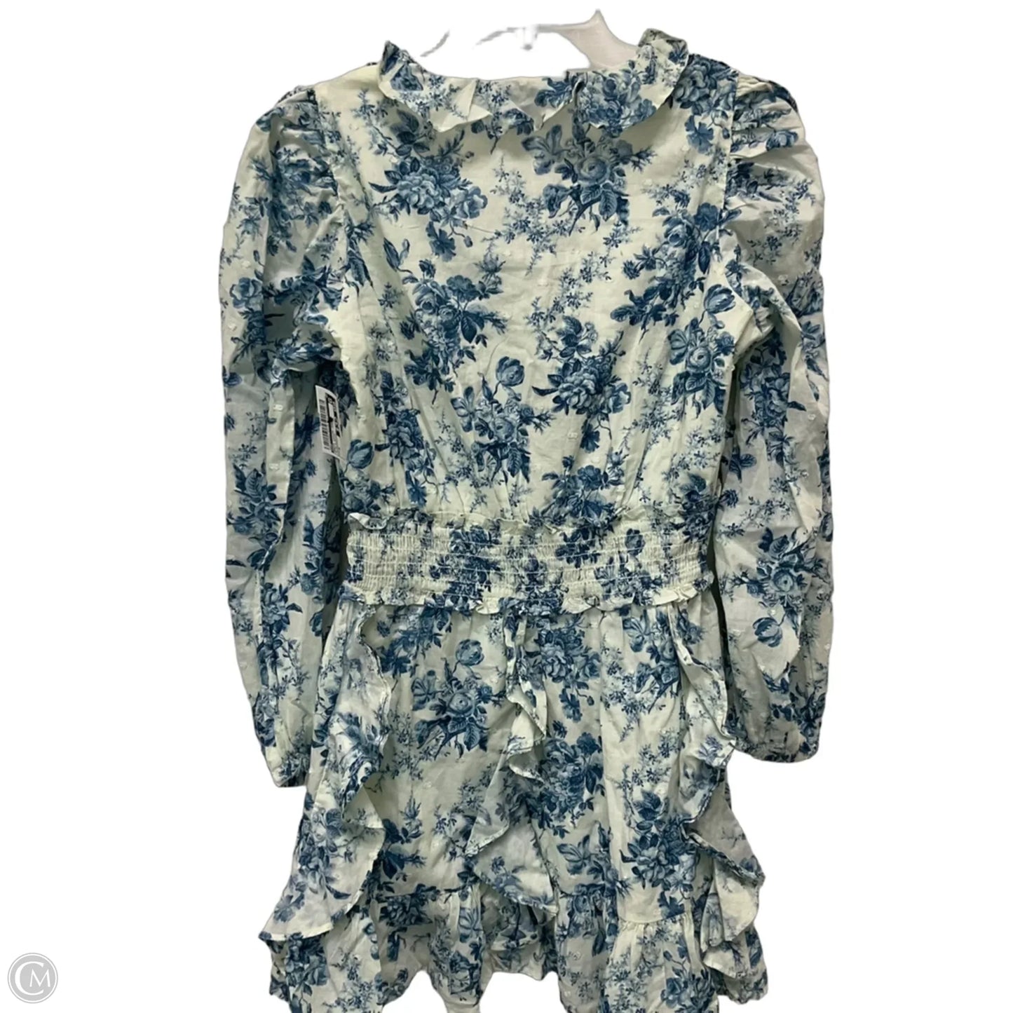 Dress Casual Short By Gap In Blue & White, Size: M