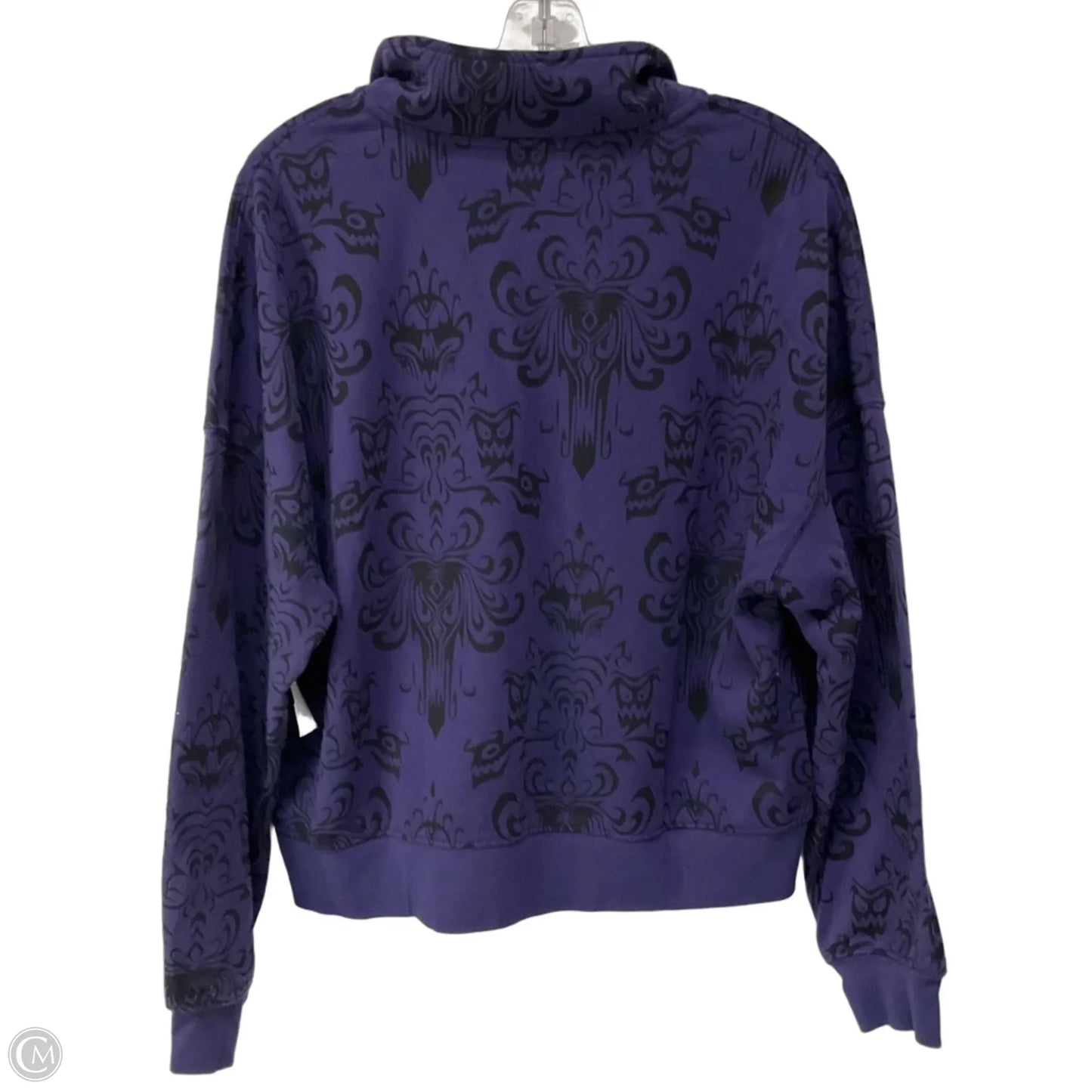 Athletic Jacket By Disney In Black & Purple, Size: M