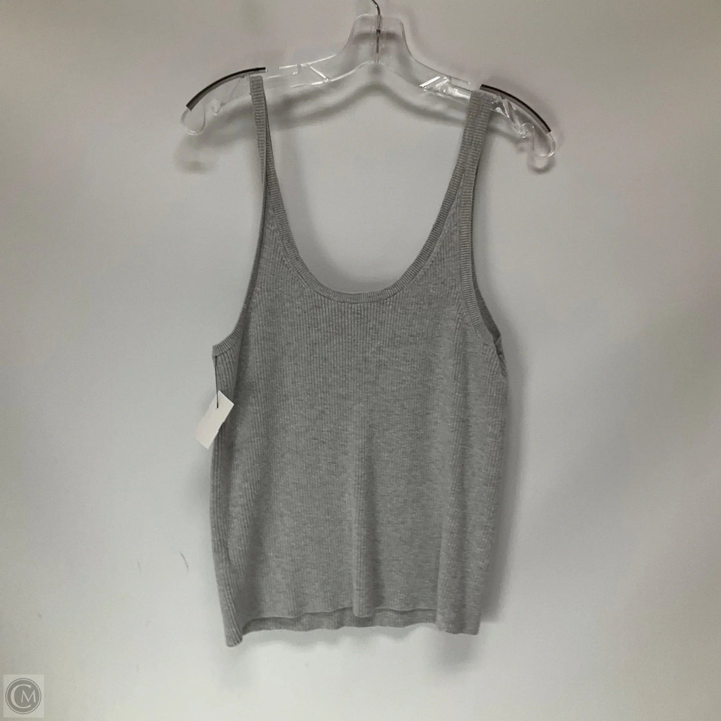 Top Sleeveless By Abercrombie And Fitch In Grey, Size: Xl