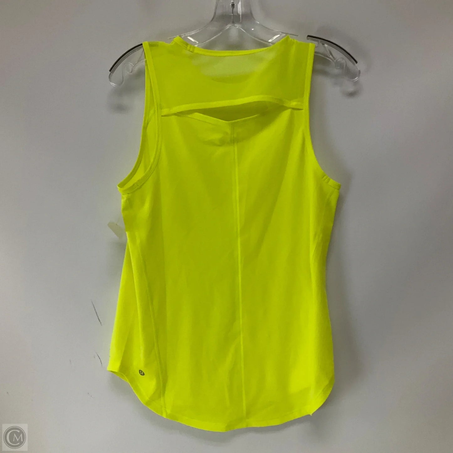 Athletic Tank Top By Lululemon In Yellow, Size: 6