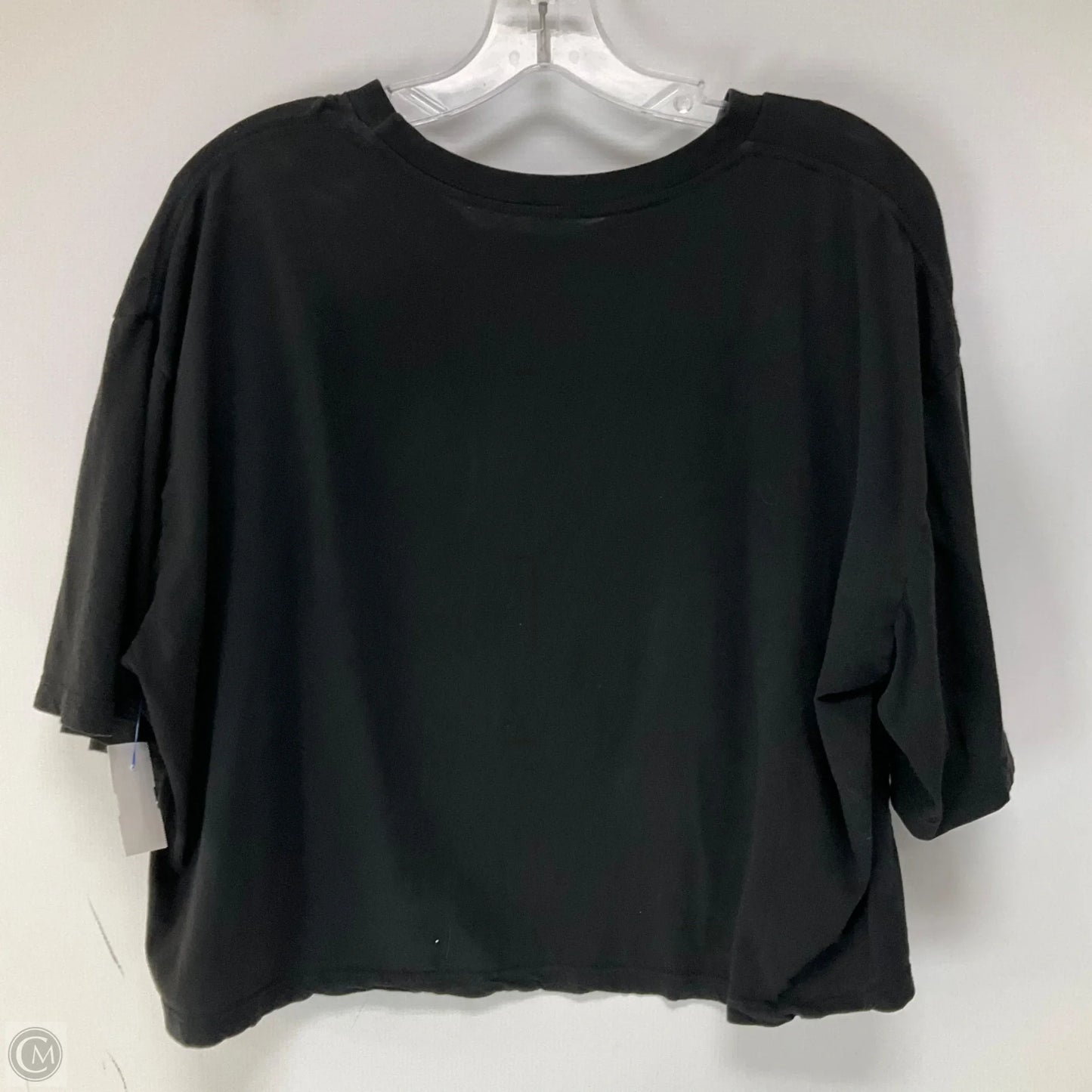 Athletic Top Short Sleeve By Majestic In Black, Size: S