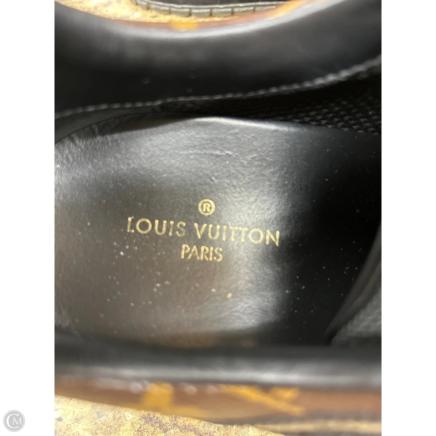 RESERVED Shoes Luxury Designer By Louis Vuitton In Black & Brown, Size: 7.5