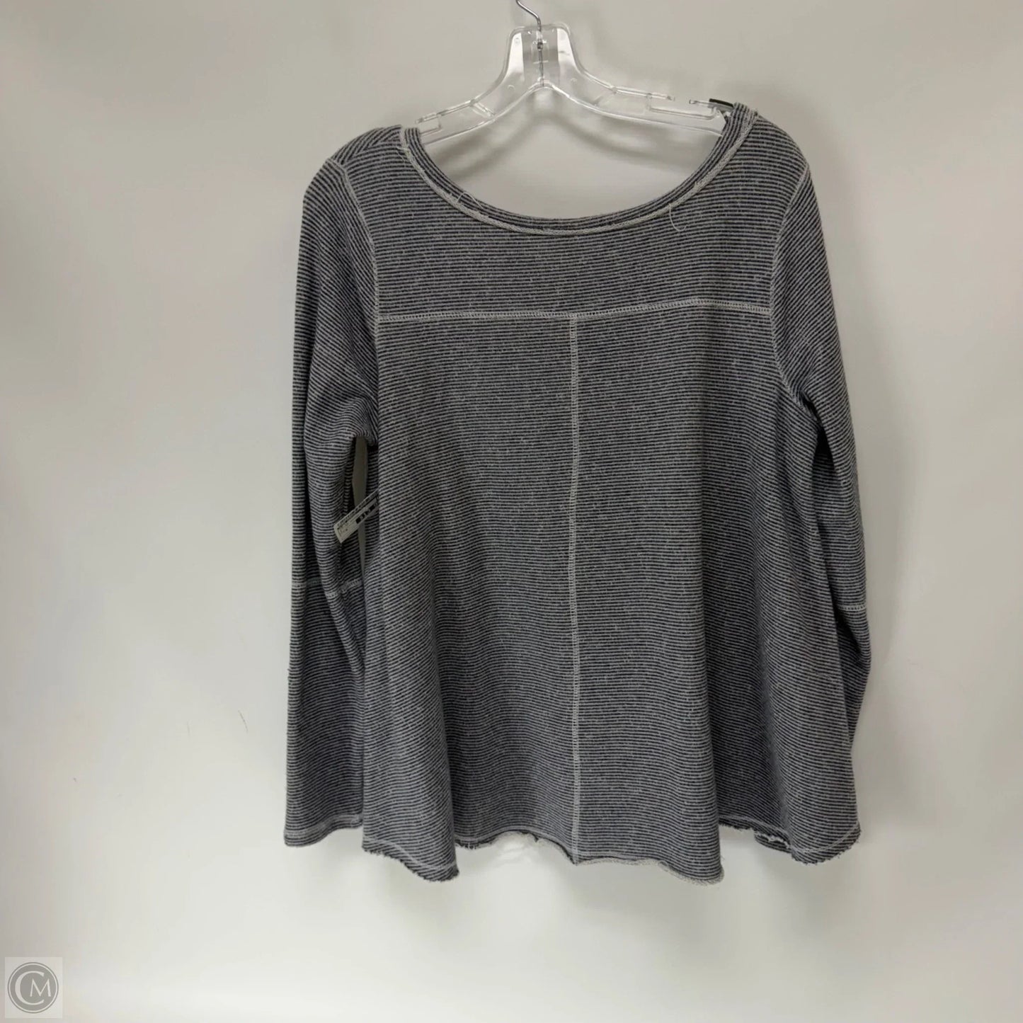 Top Long Sleeve By Free People In Striped Pattern, Size: M