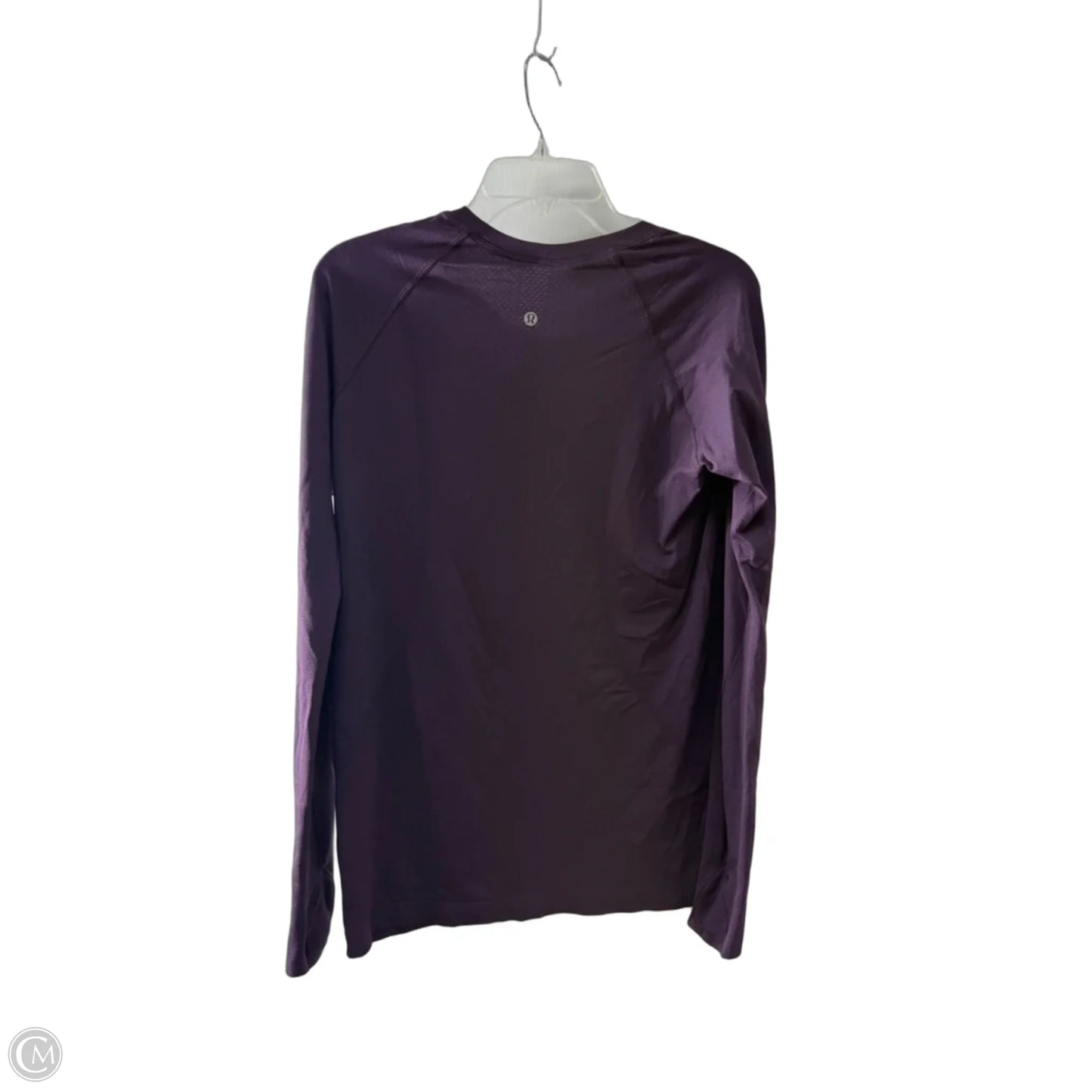 Athletic Top Long Sleeve Crewneck By Lululemon In Purple, Size: 6