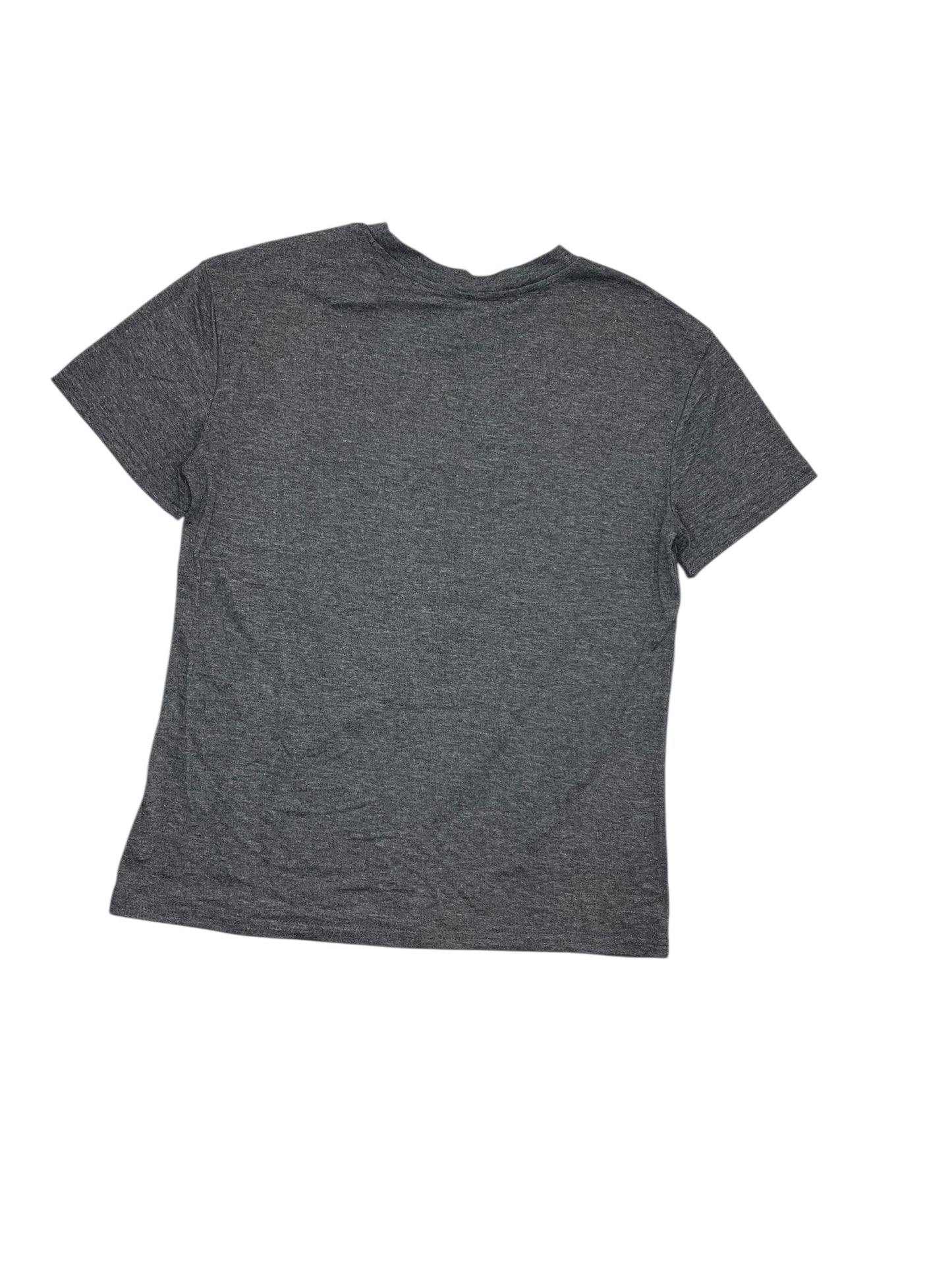 Top Ss Basic By Clothes Mentor In Grey, Size:M