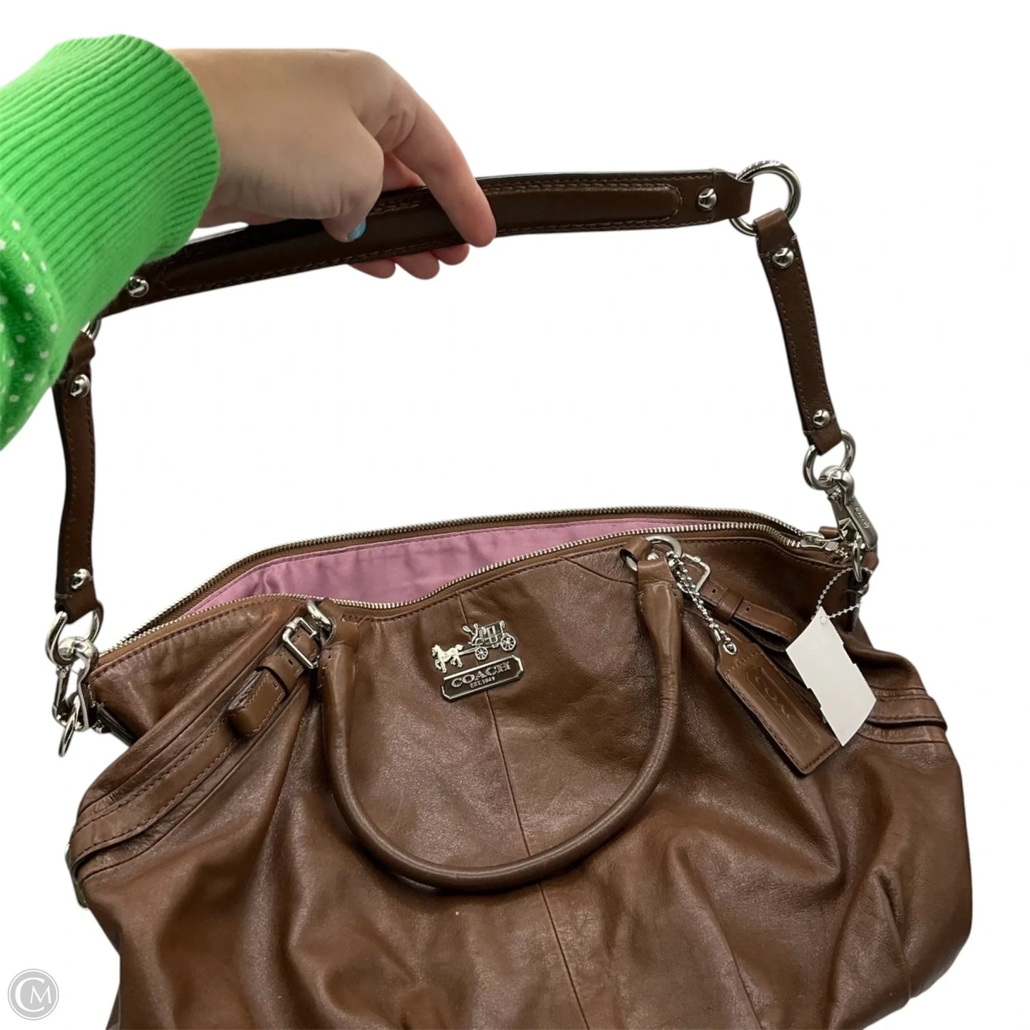 Handbag Designer By Coach, Size: Medium