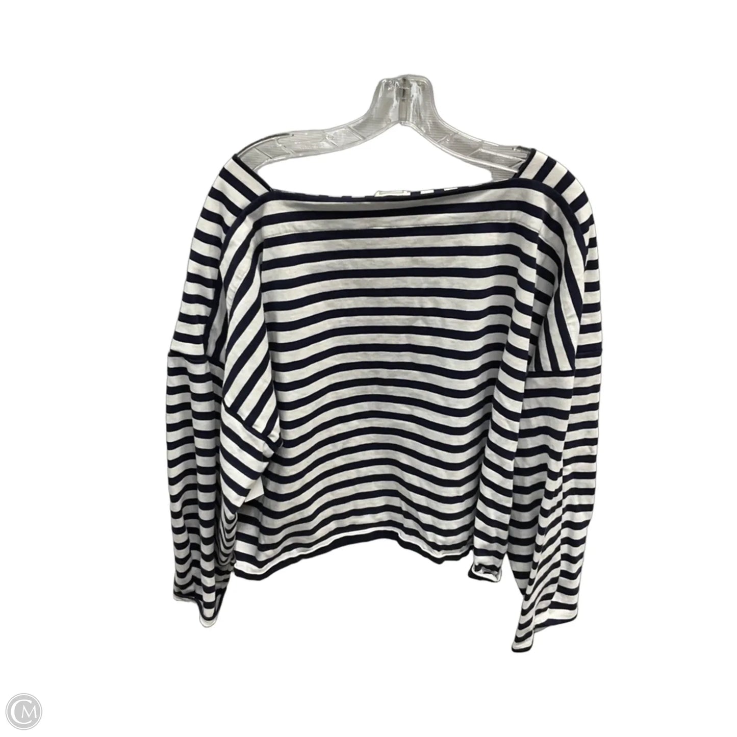 Top Long Sleeve By Maeve In Striped Pattern, Size: Xl