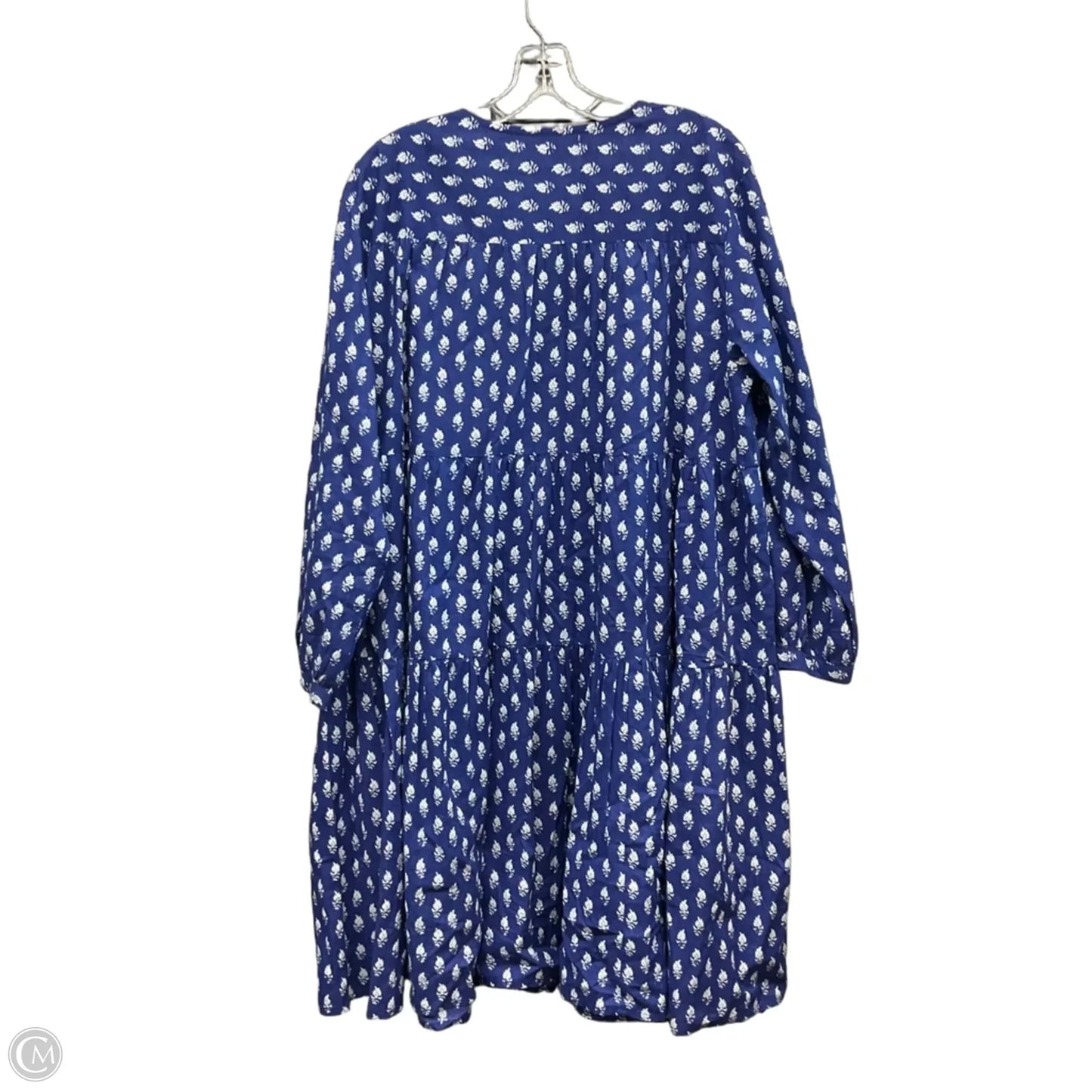 Dress Casual Midi By Dolma In Blue, Size: Xl