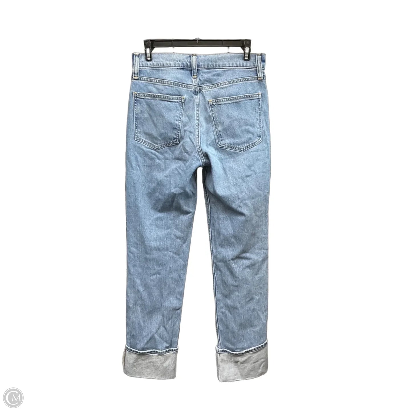 Jeans Straight By Gap In Blue Denim, Size: 4