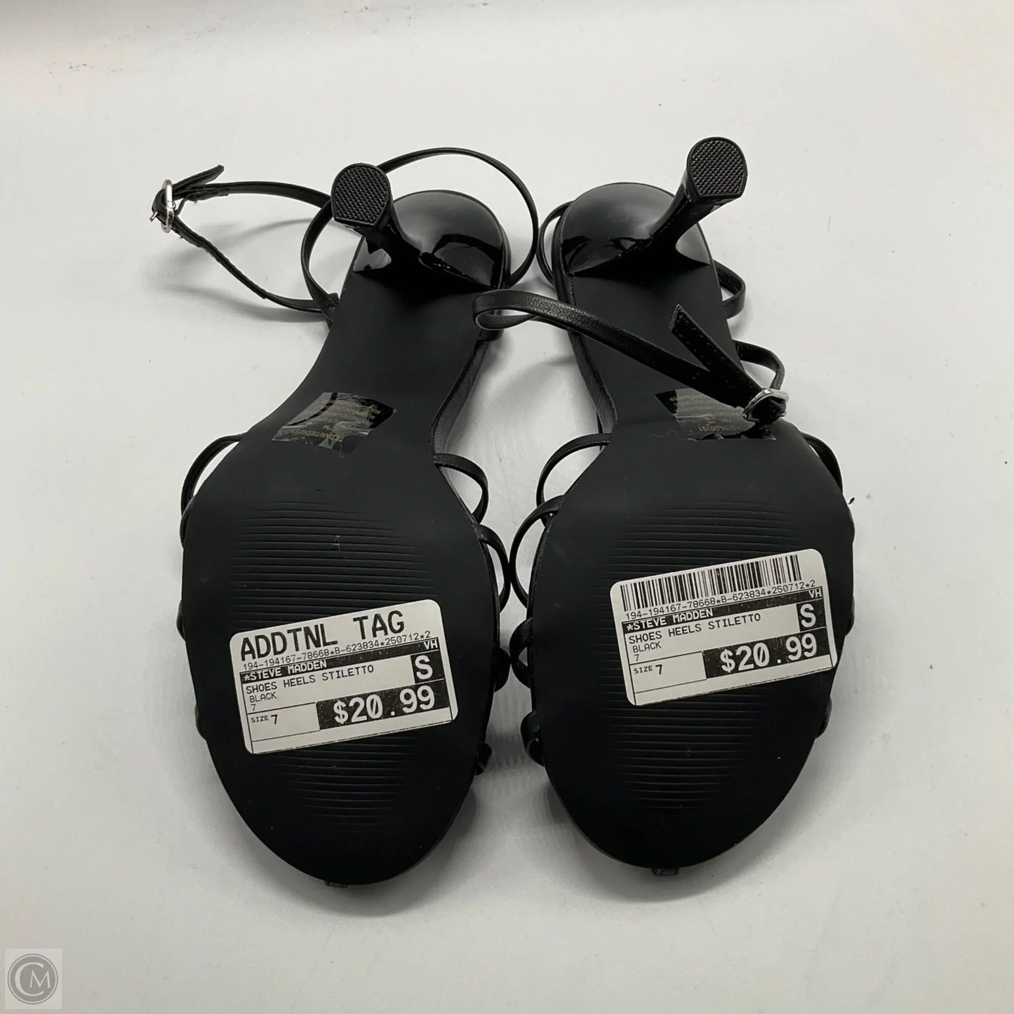 Shoes Heels Stiletto By Steve Madden In Black, Size: 7