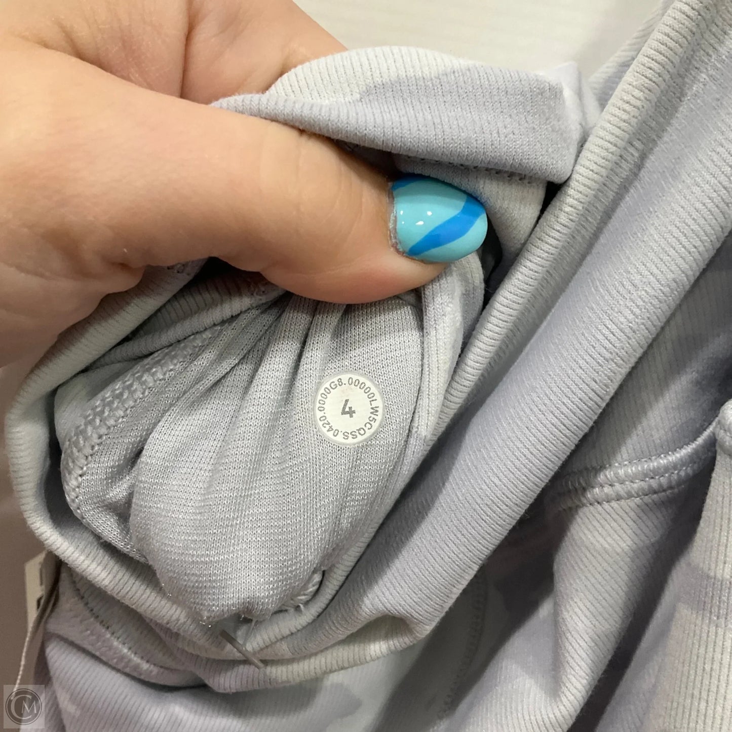 Athletic Leggings By Lululemon In Blue, Size: 4